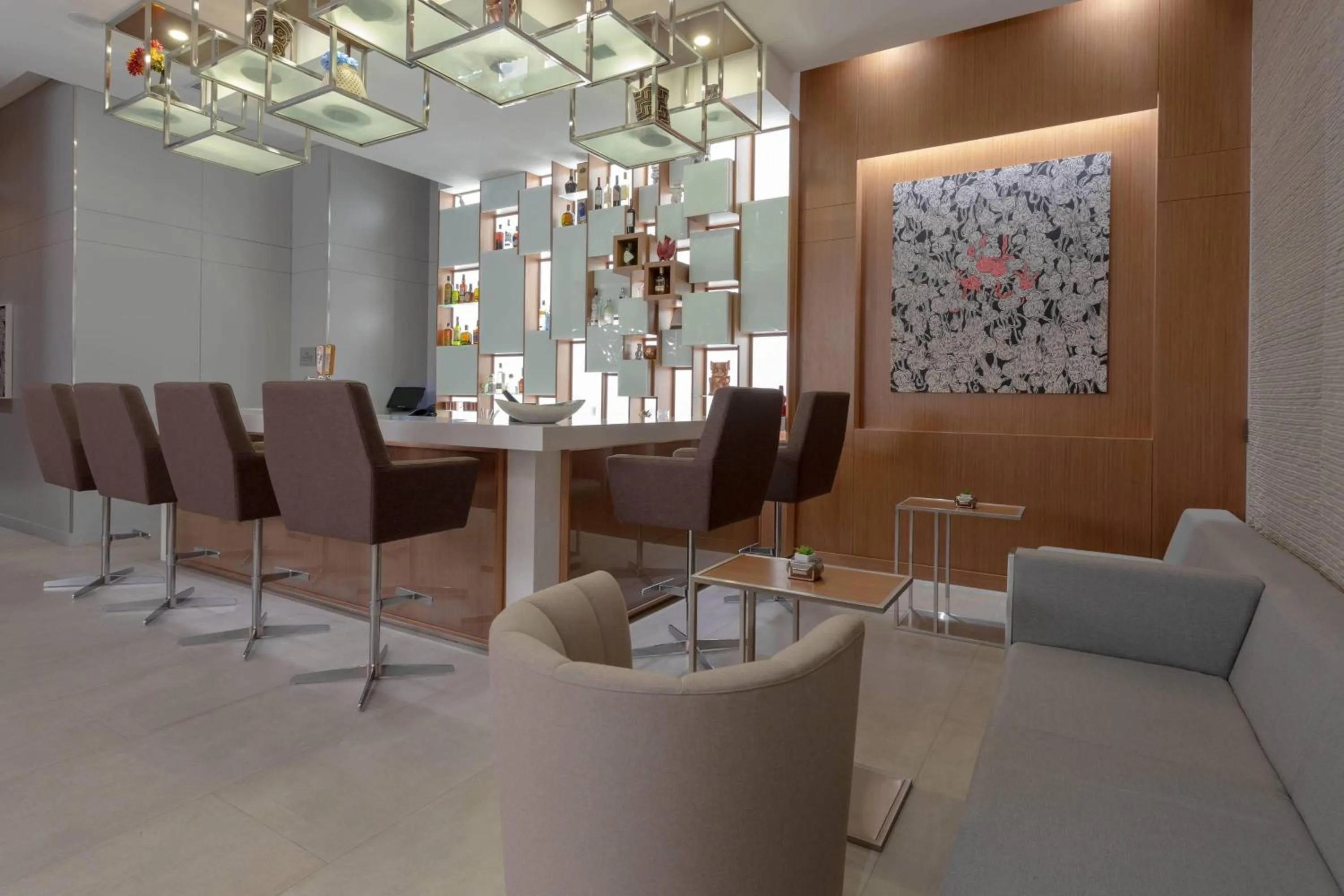 Lounge or bar in AC Hotel By Marriott Santa Marta