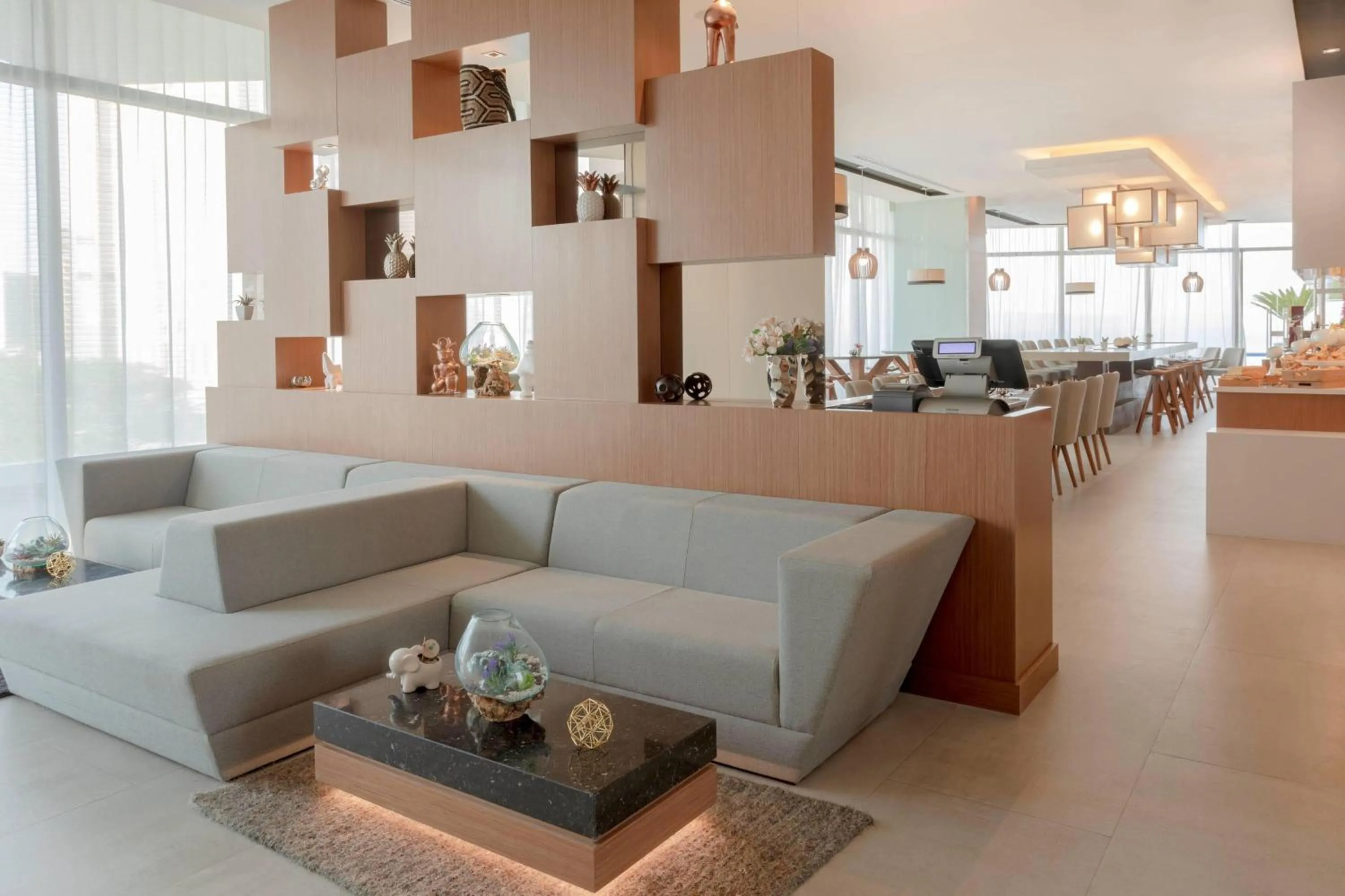 Lobby or reception in AC Hotel By Marriott Santa Marta