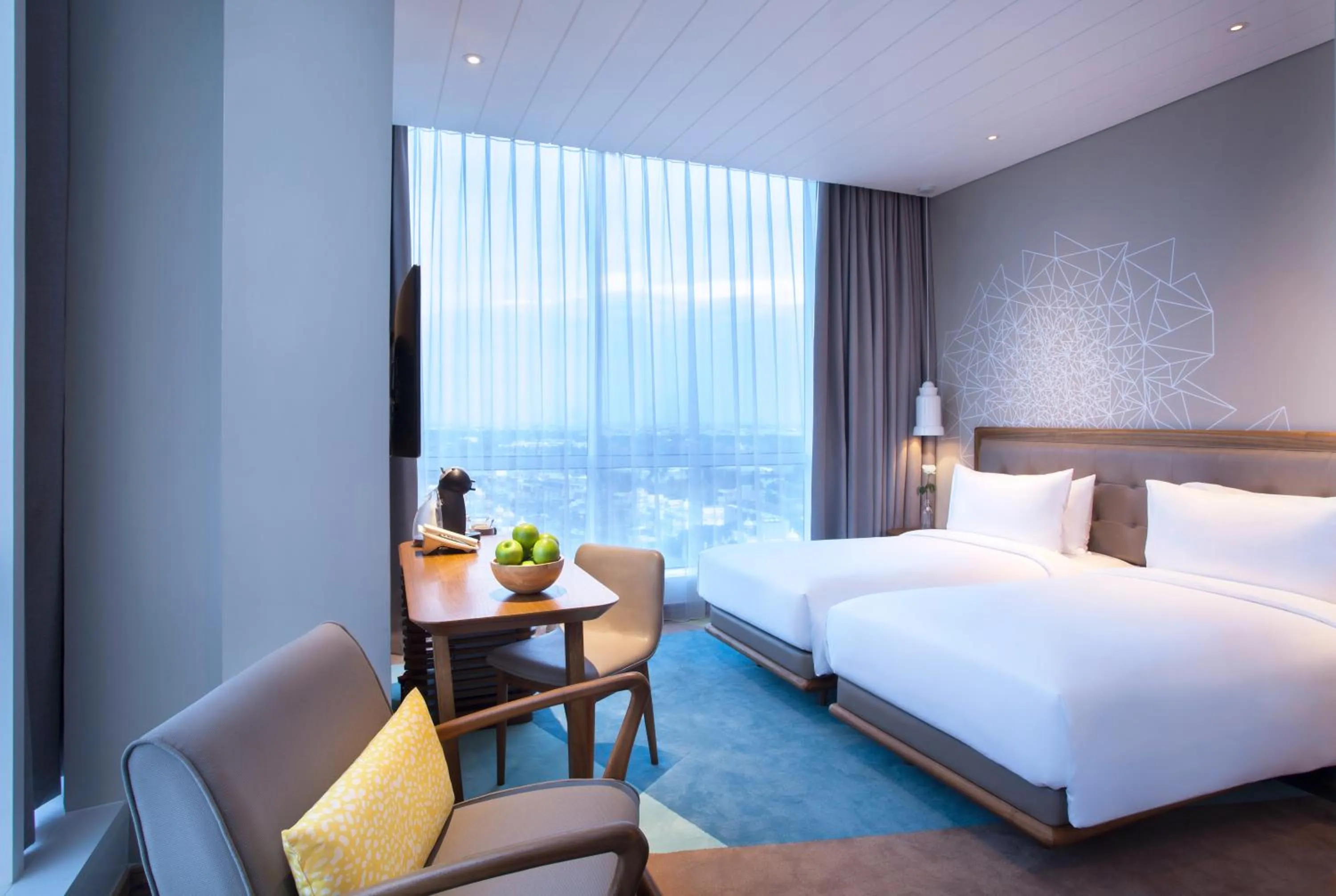 Bedroom, Bed in Mercure Jakarta Pantai Indah Kapuk