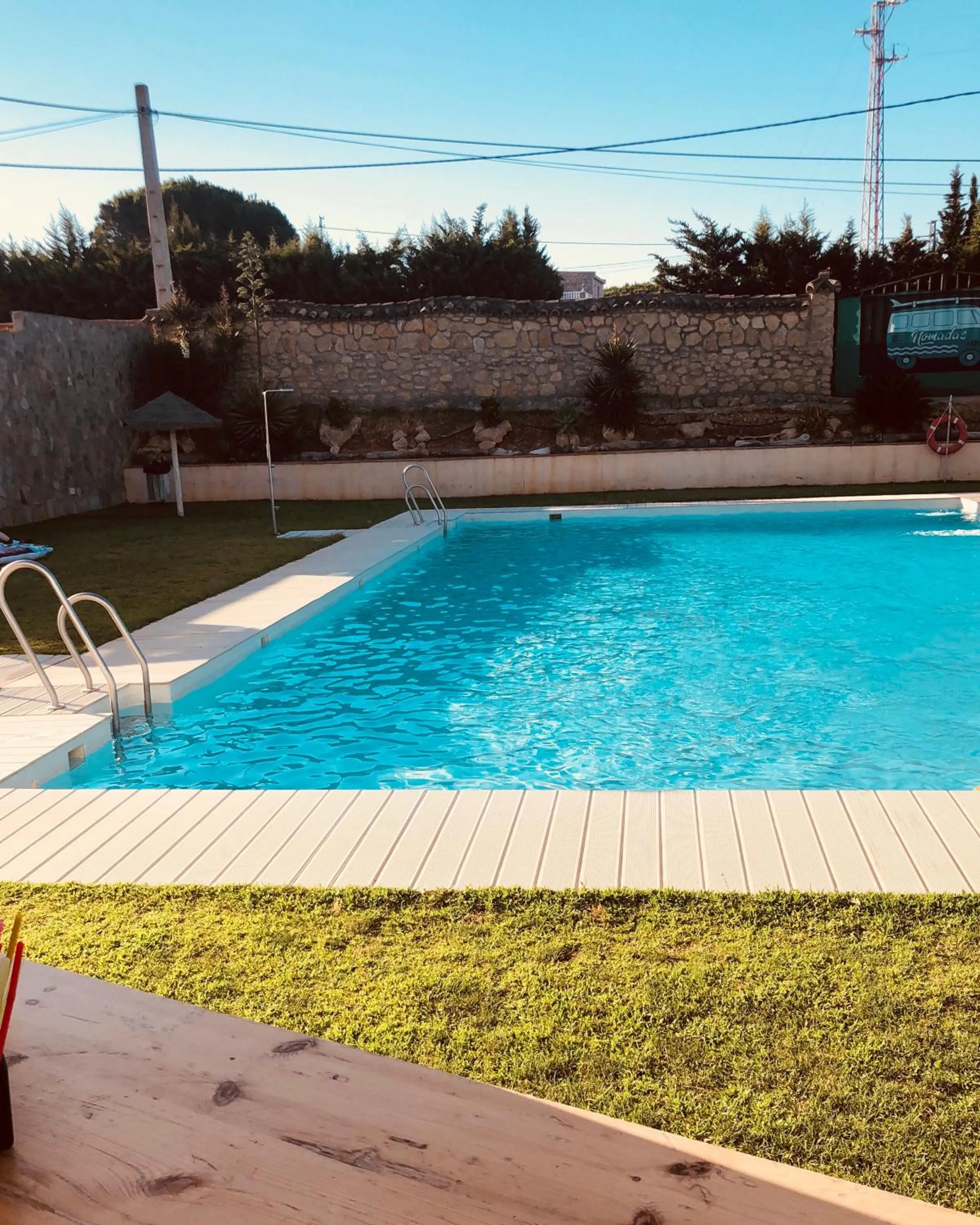 Swimming pool in Hotel Nómadas