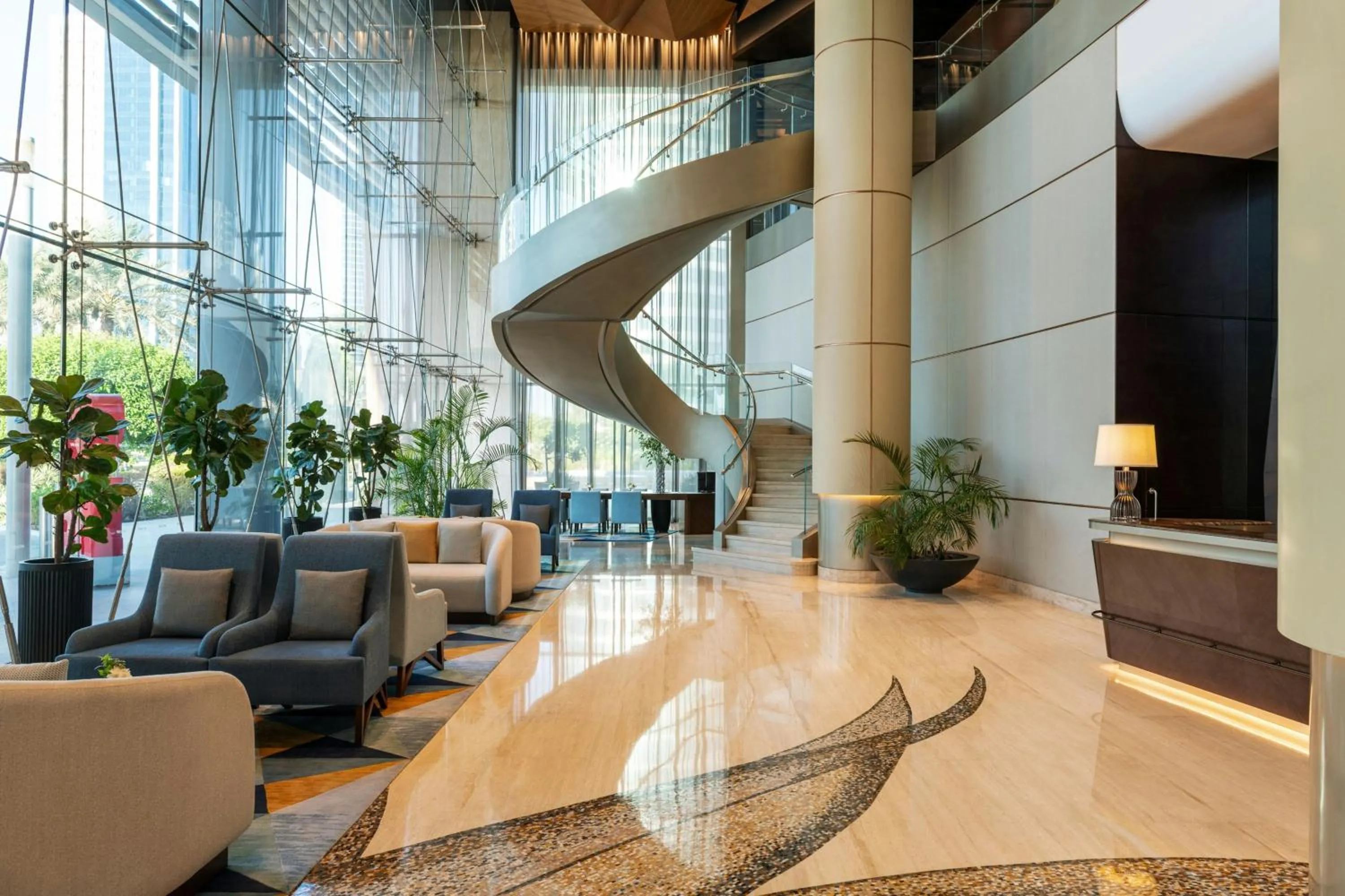 Lobby or reception in The Westin City Centre Bahrain