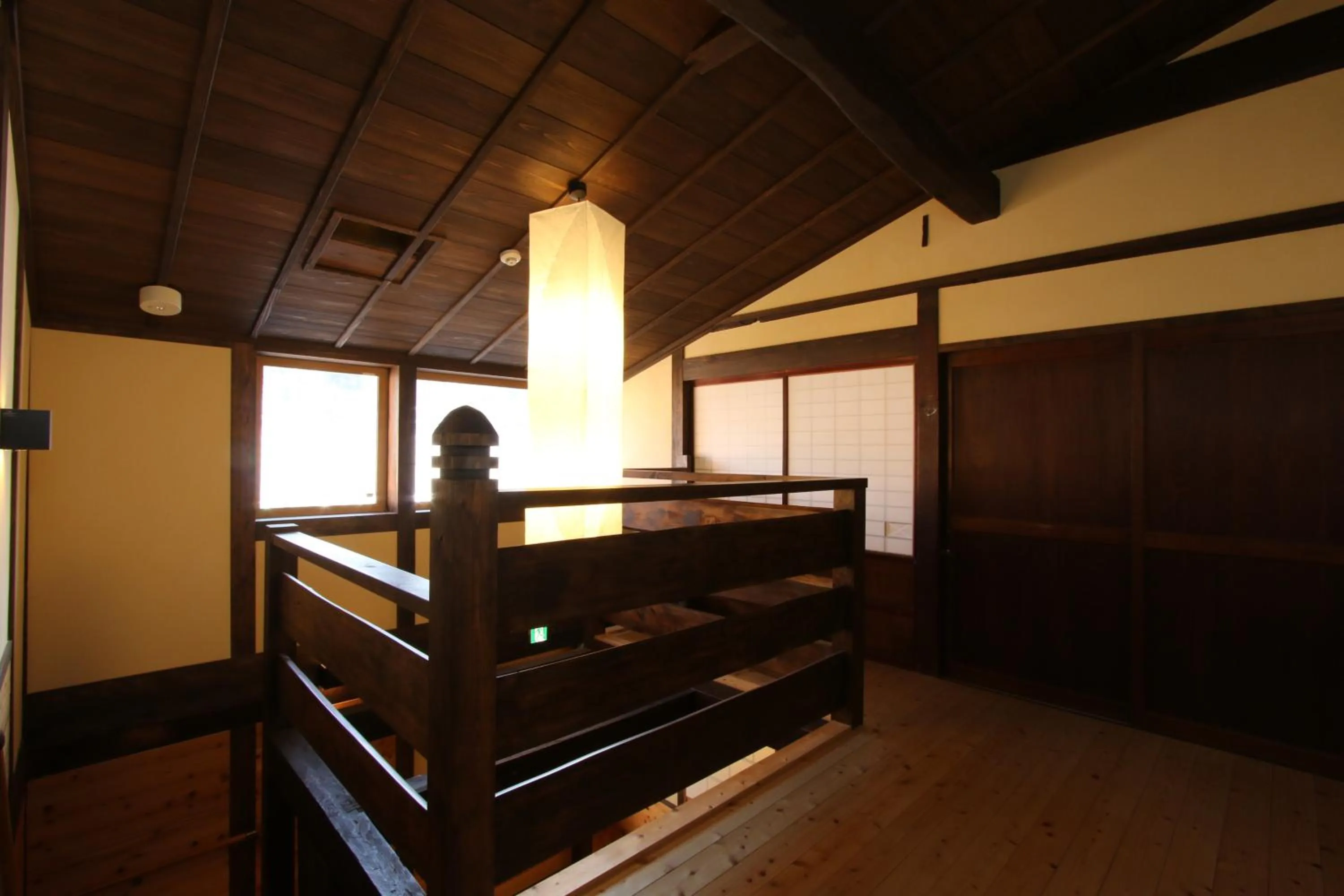 Decorative detail, Bed in Iwamura Guest House Yanagiya