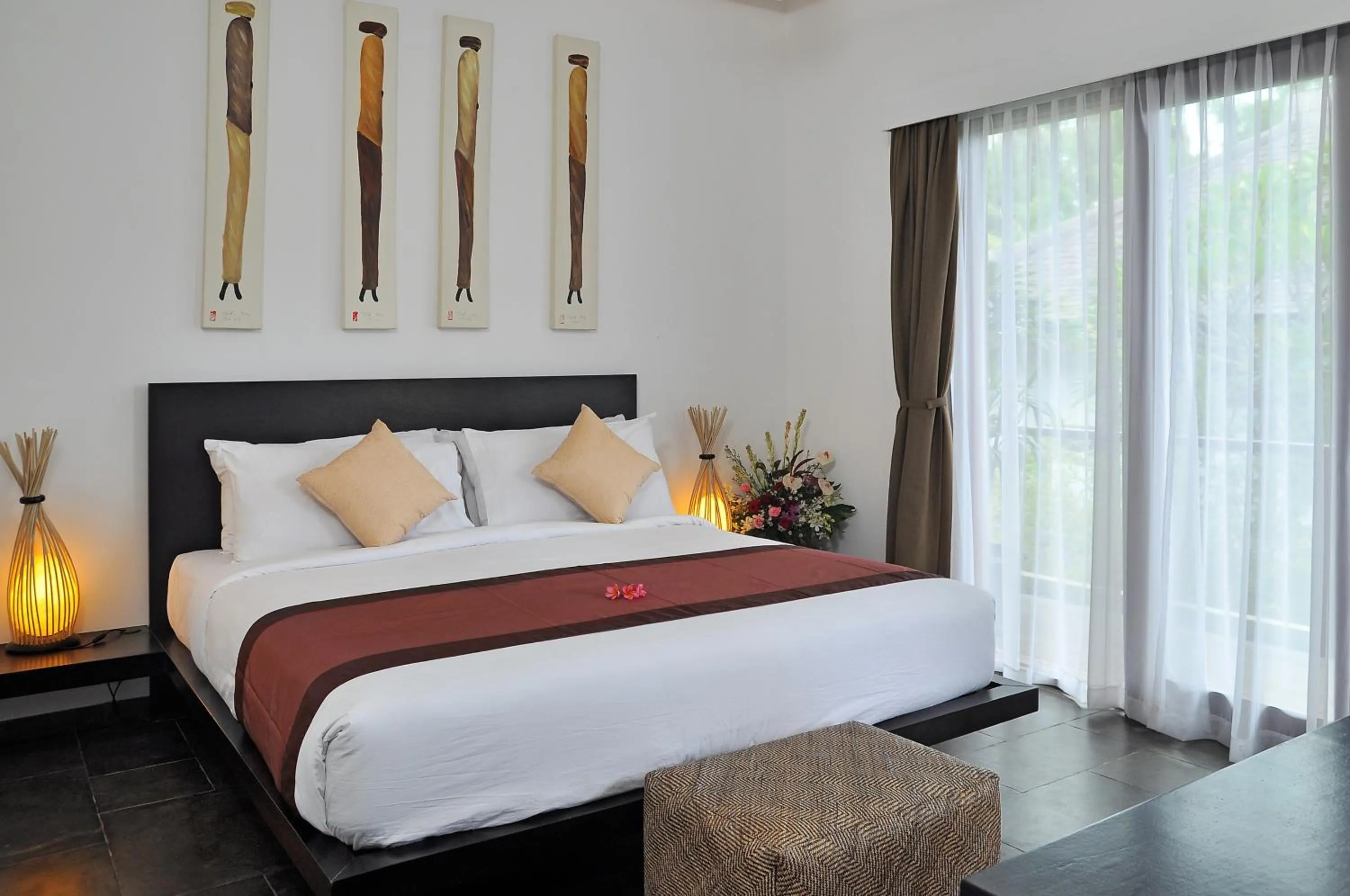 Dining area, Bed in Villa La Sirena by Nagisa Bali