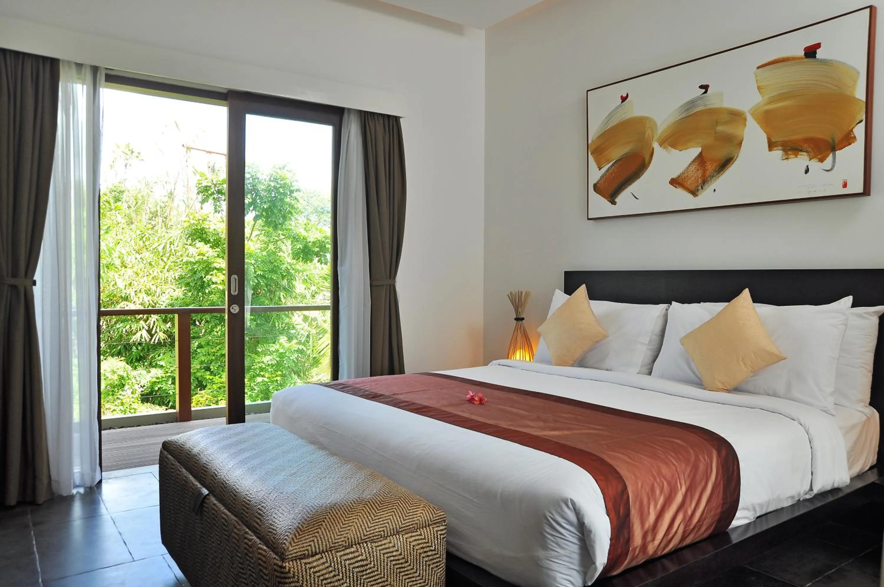 Bedroom, Bed in Villa La Sirena by Nagisa Bali