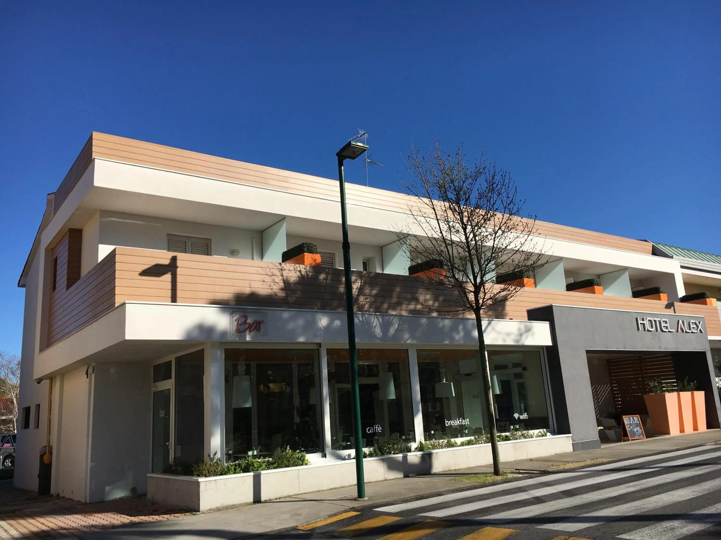 Property building in Hotel Alex