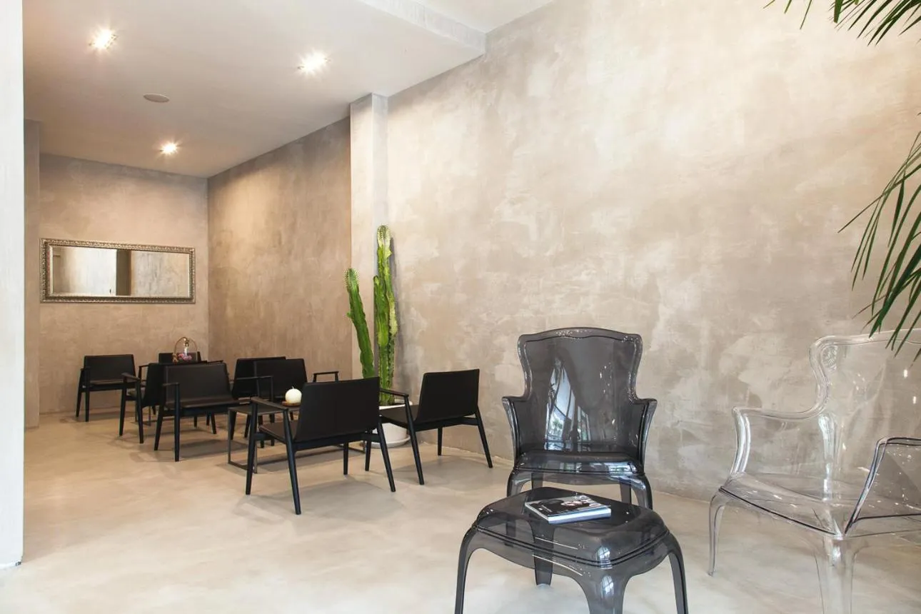 Lobby or reception in Hotel Alex