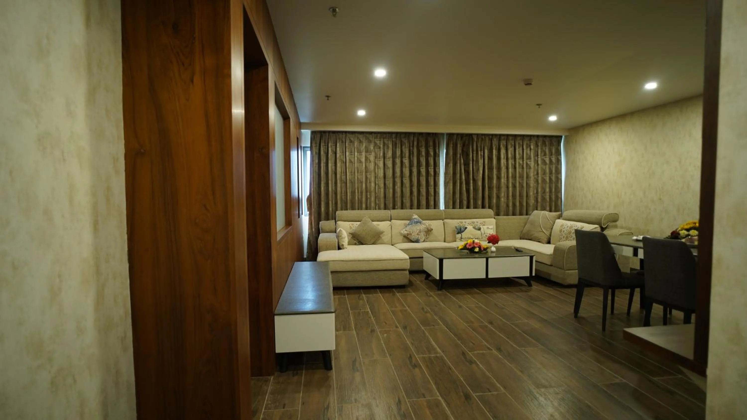 Living room in Regenta Central Somnath, Bhalpara