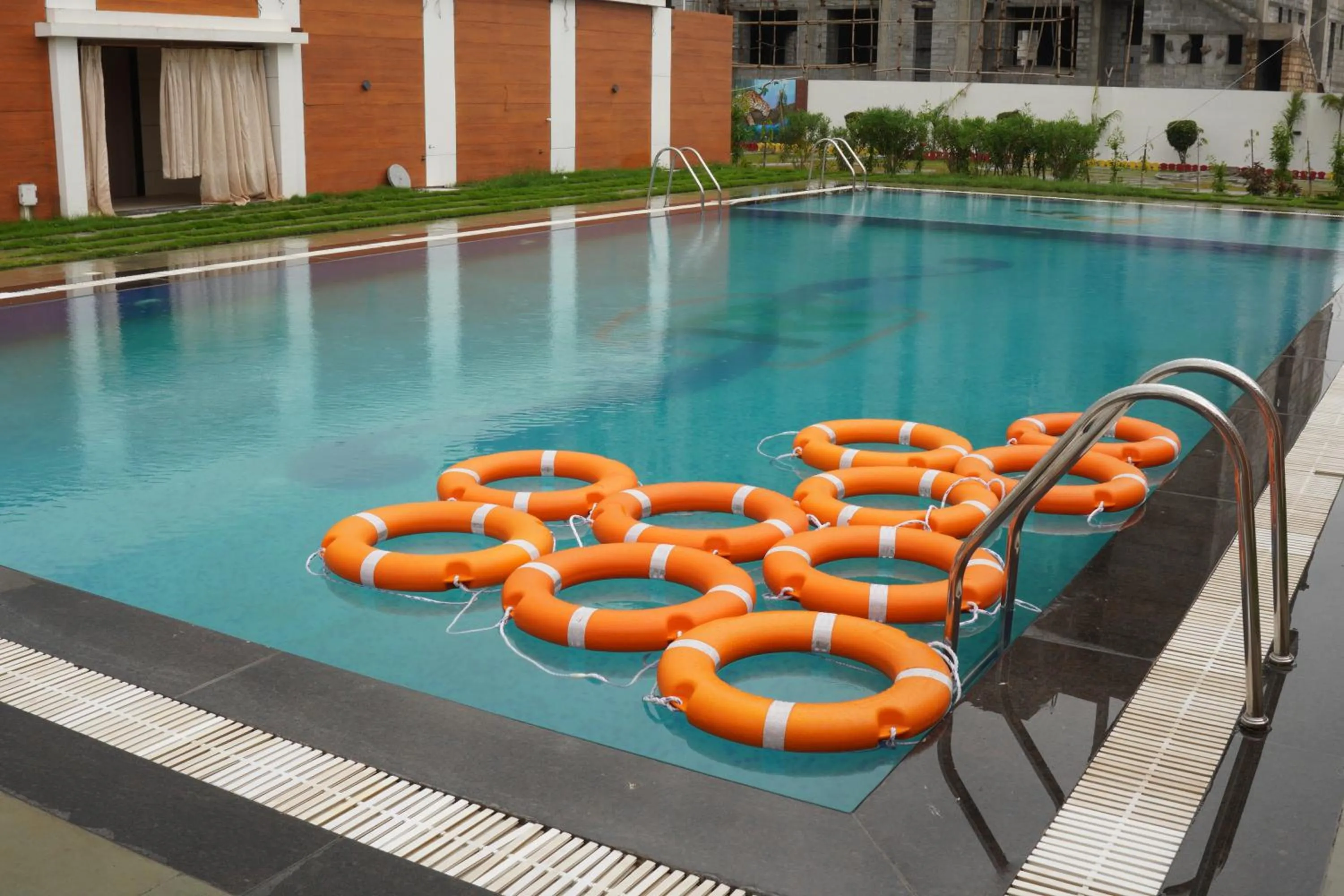 Swimming pool in Regenta Central Somnath, Bhalpara