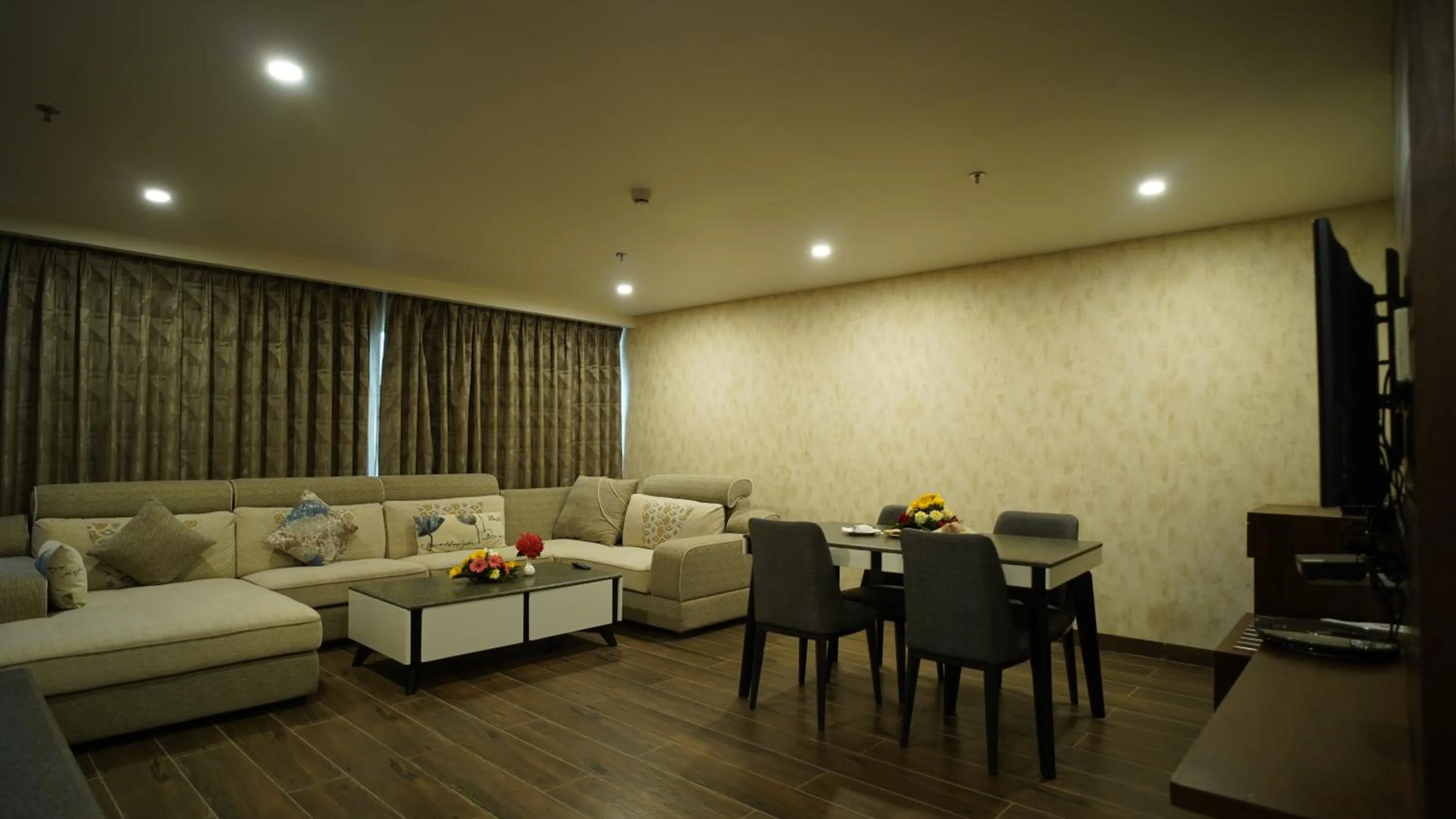 Living room in Regenta Central Somnath, Bhalpara