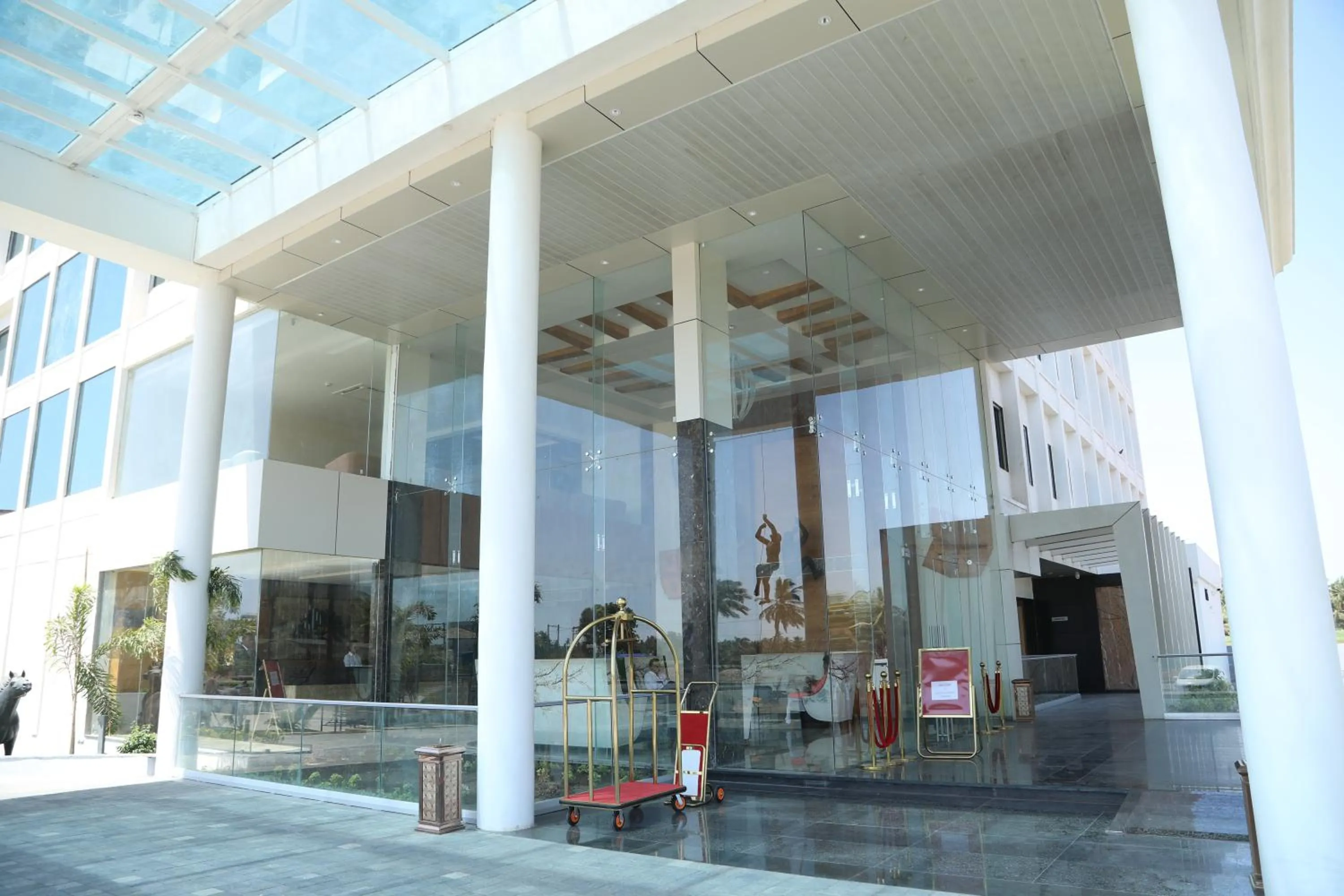 Facade/entrance in Regenta Central Somnath, Bhalpara