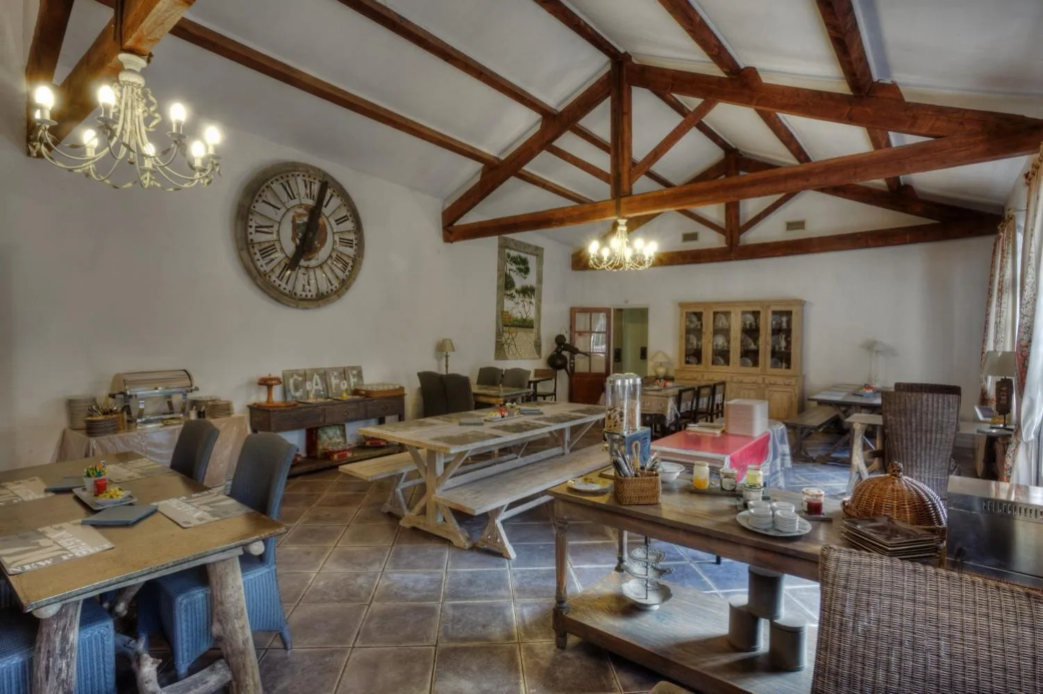 Breakfast in Hotel Les Mazets Des Roches