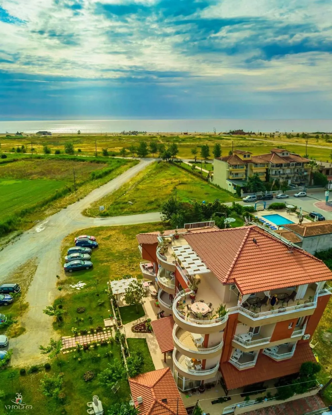 Bird's eye view in Afroditi