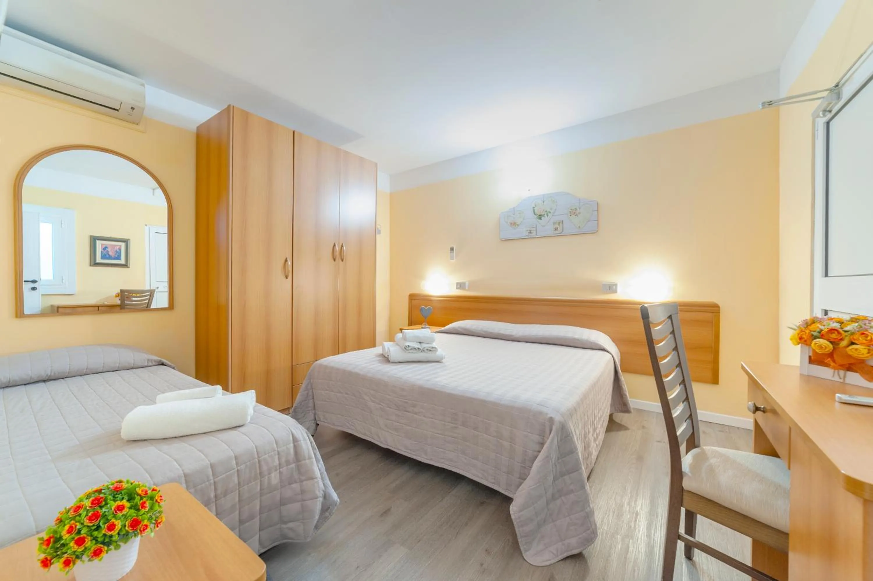 Bed in Hotel Nuovo Belvedere