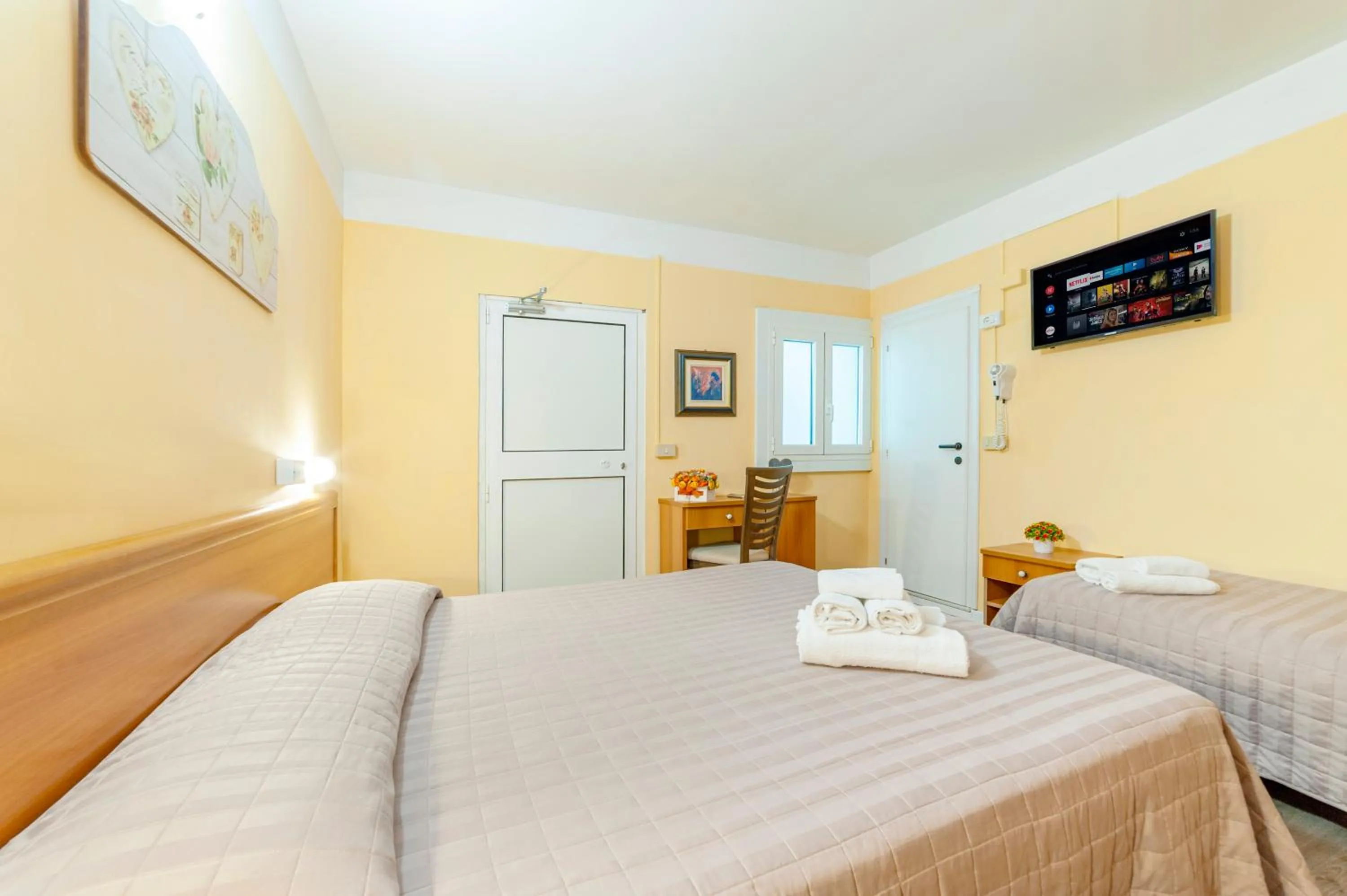 Bed in Hotel Nuovo Belvedere