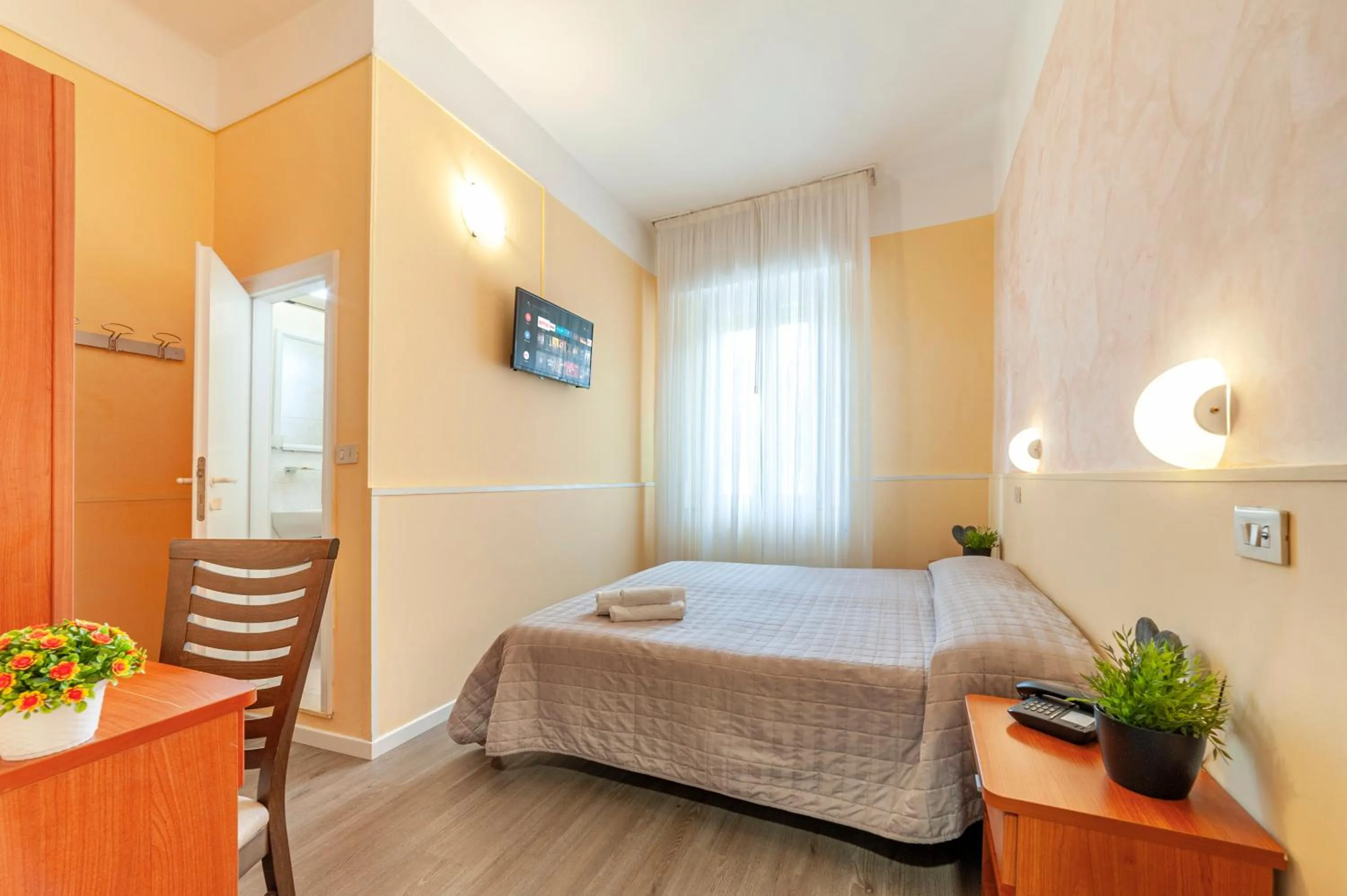 Bed in Hotel Nuovo Belvedere