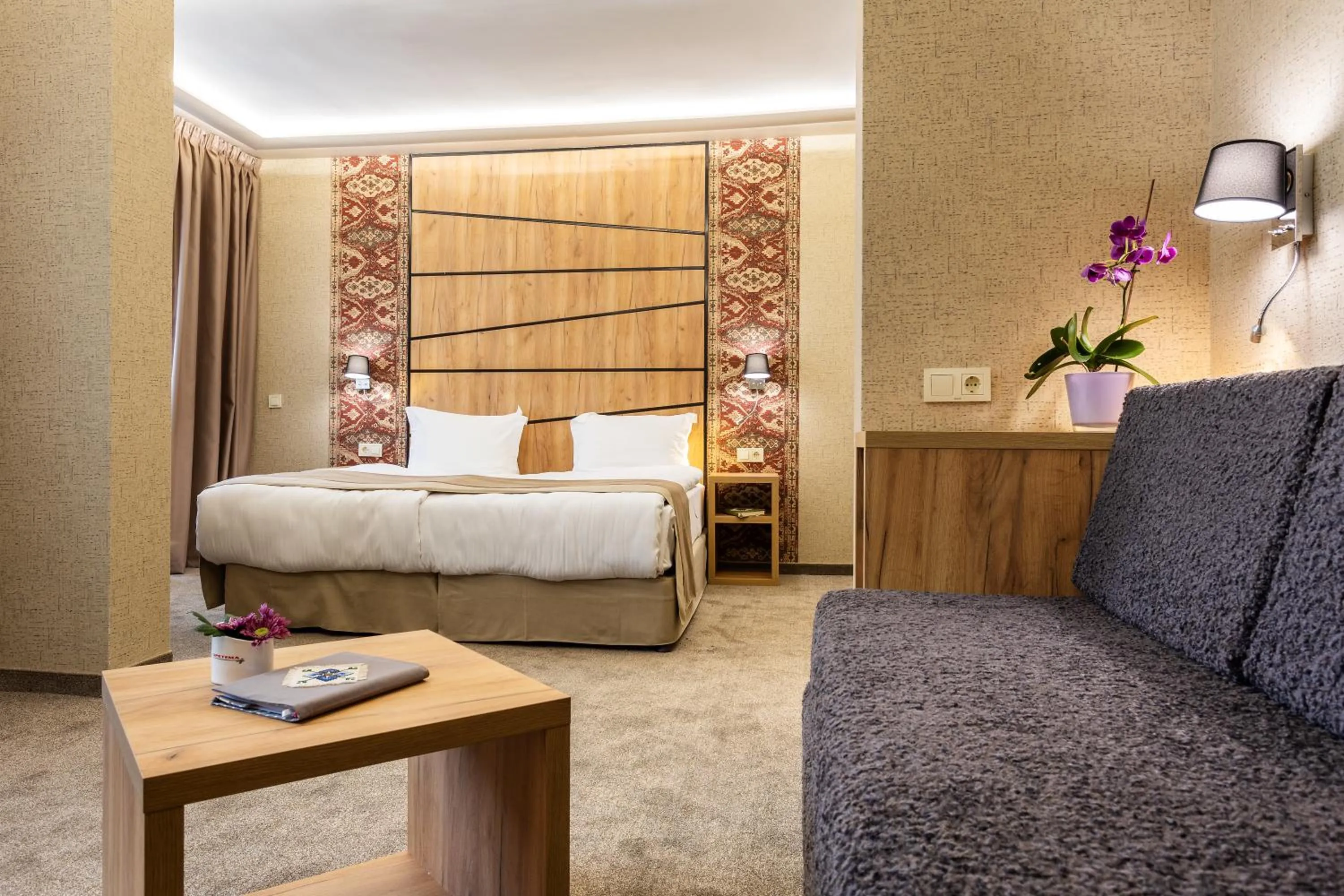 Bed in SPA Hotel Olymp