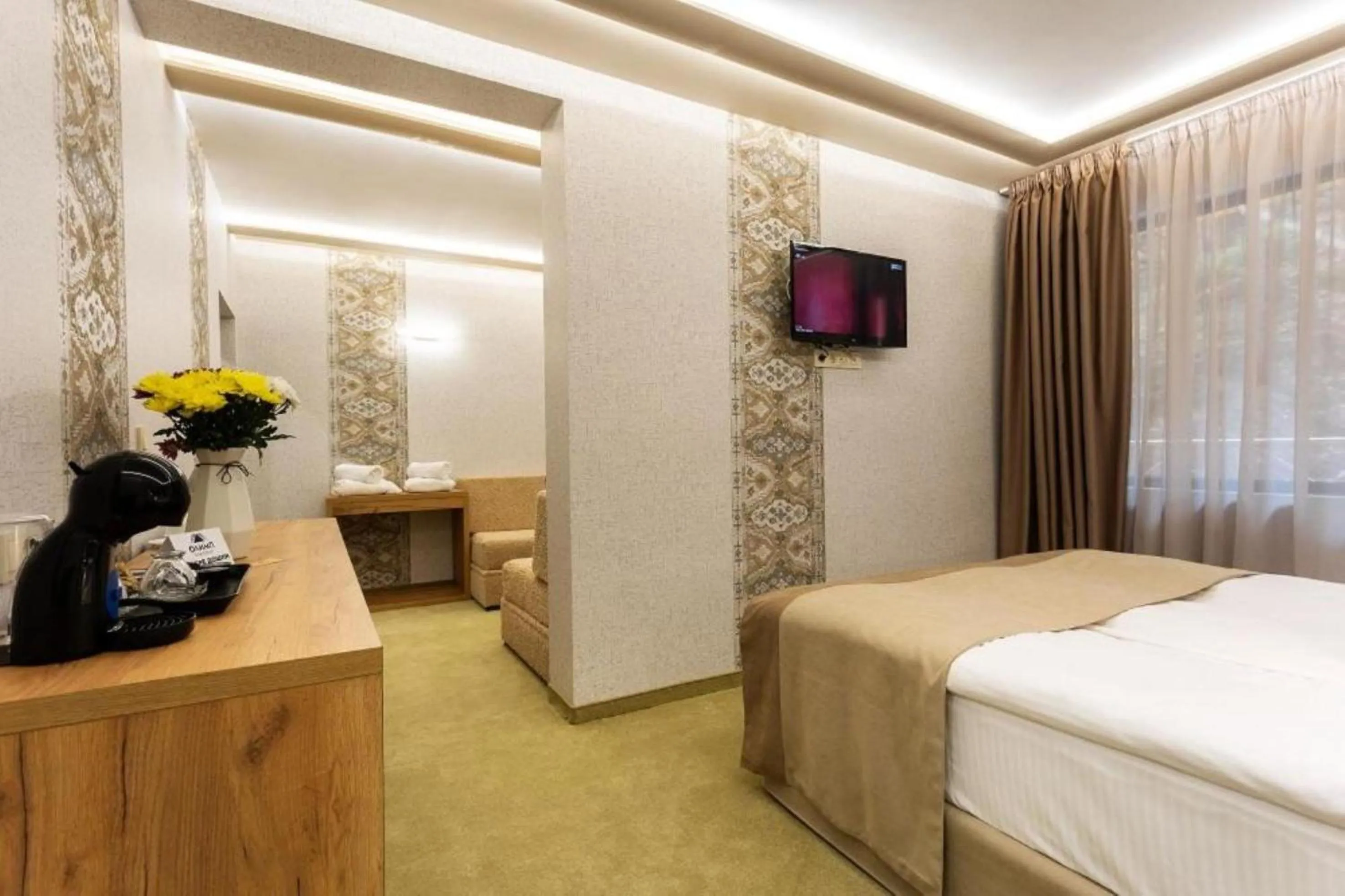 Bed in SPA Hotel Olymp