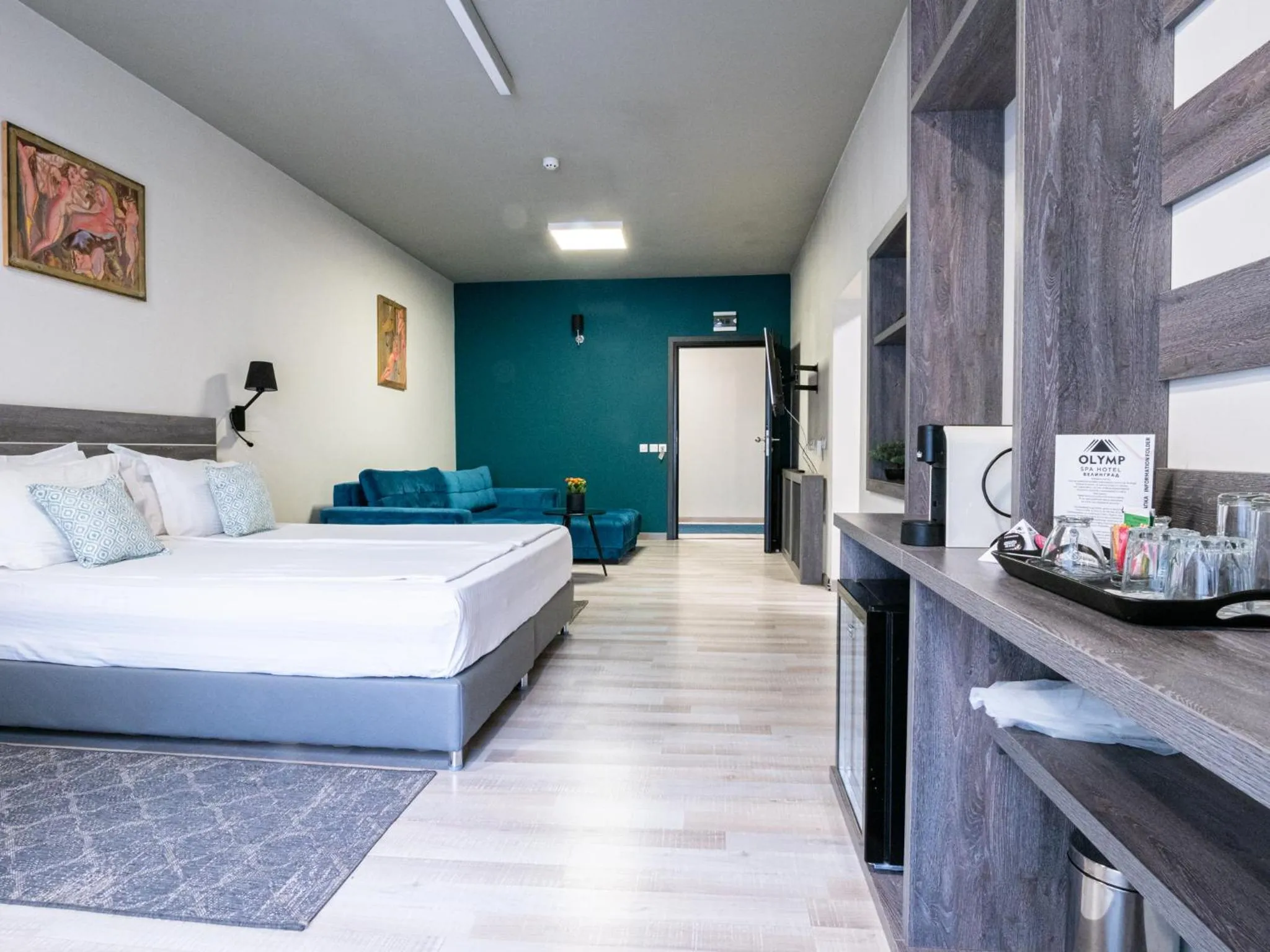 Bed in SPA Hotel Olymp