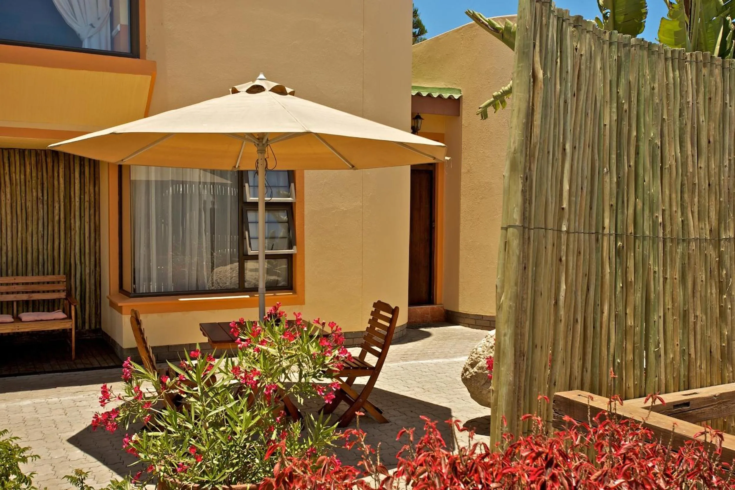 Patio in Sandcastle Apartments