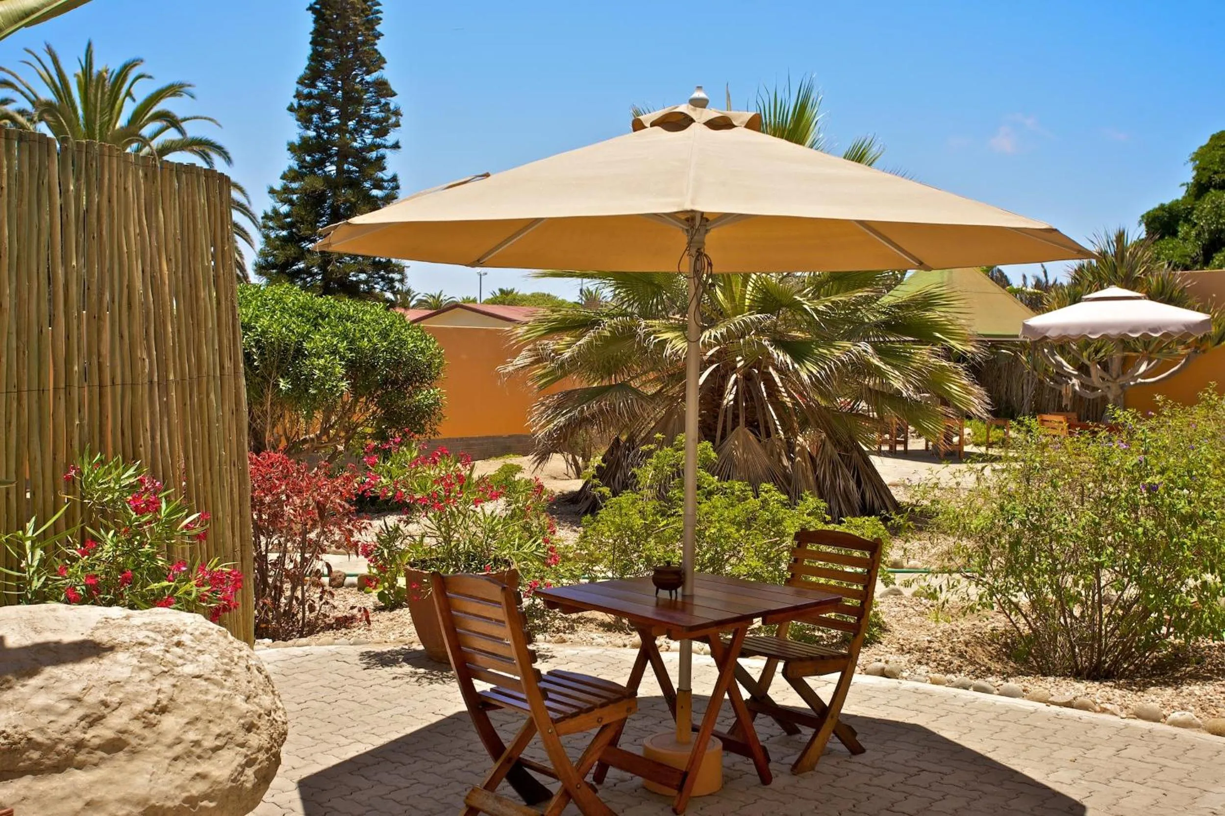 Patio in Sandcastle Apartments