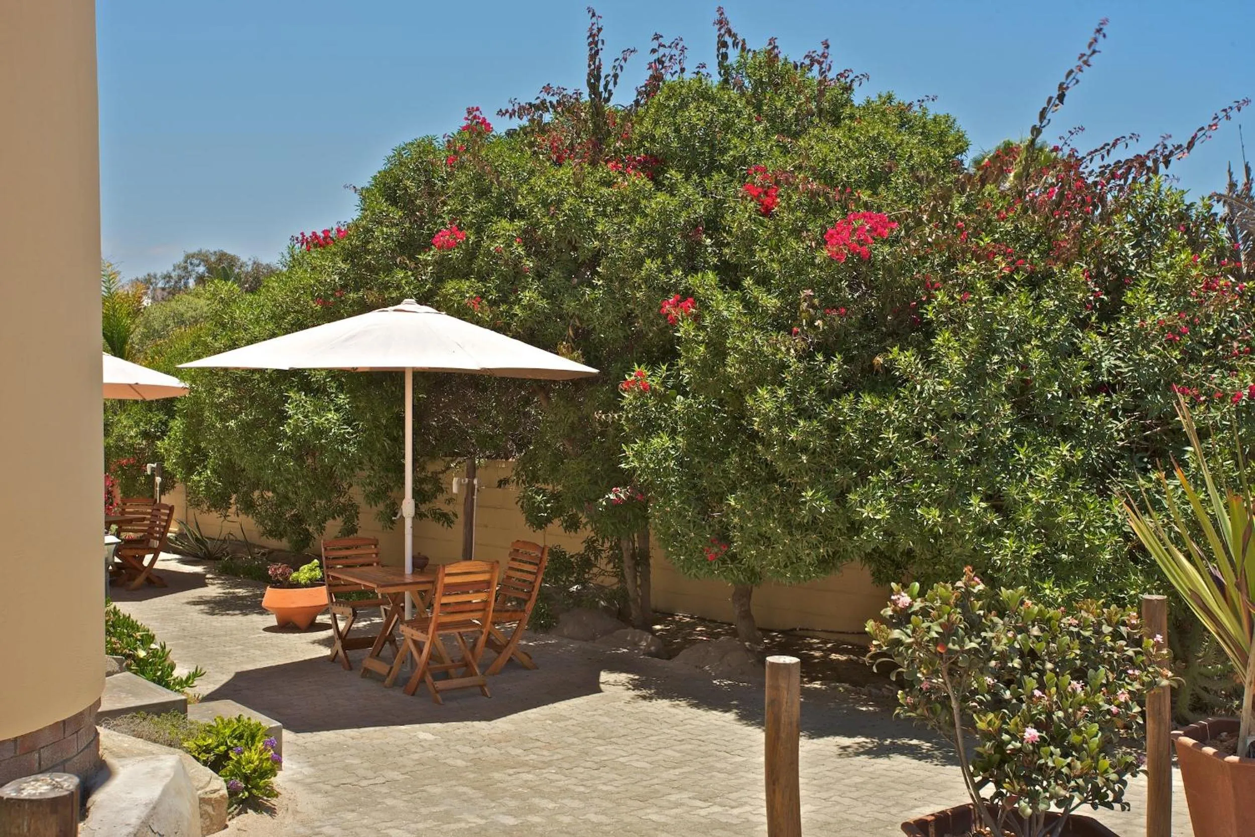 Patio in Sandcastle Apartments