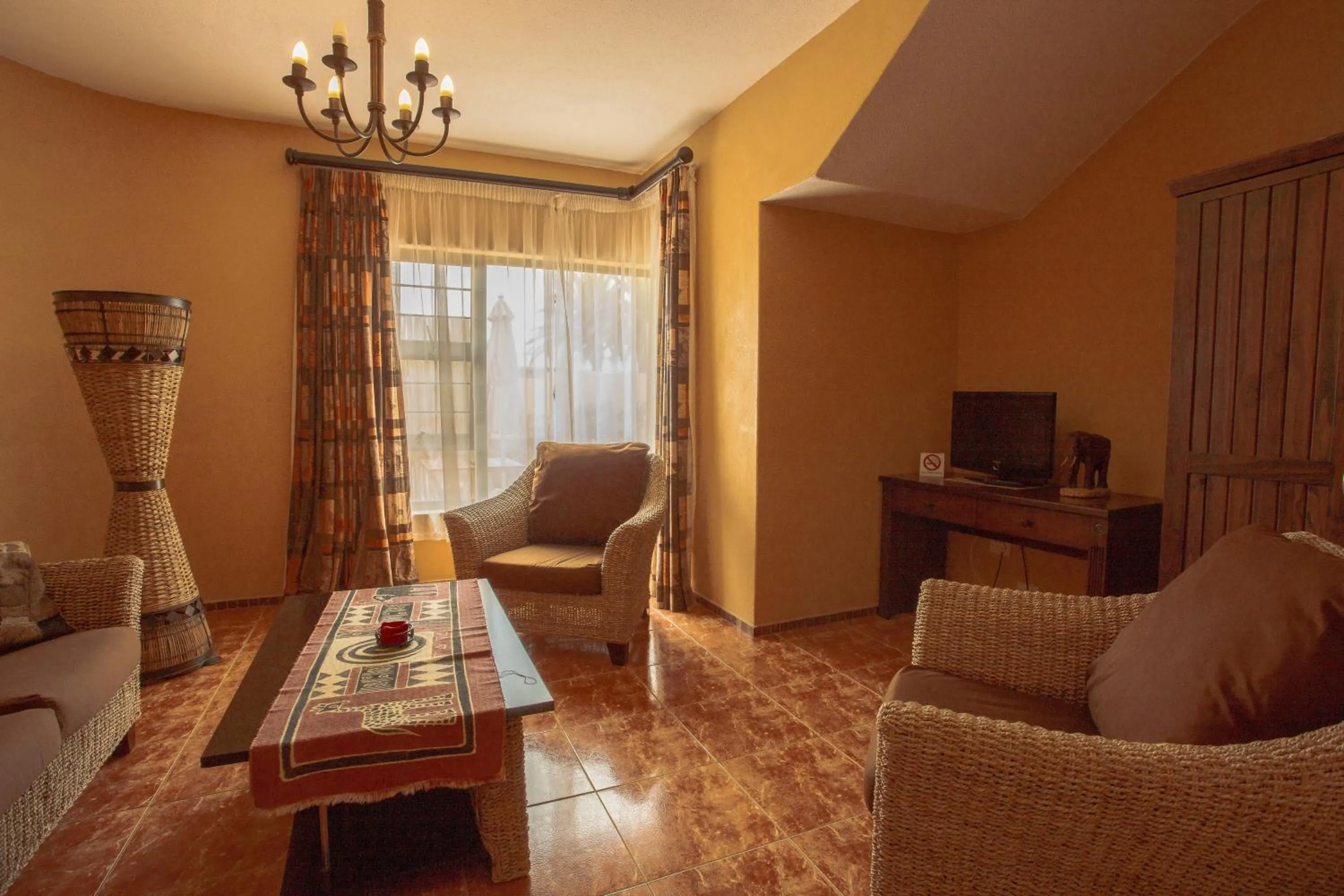 Living room in Sandcastle Apartments