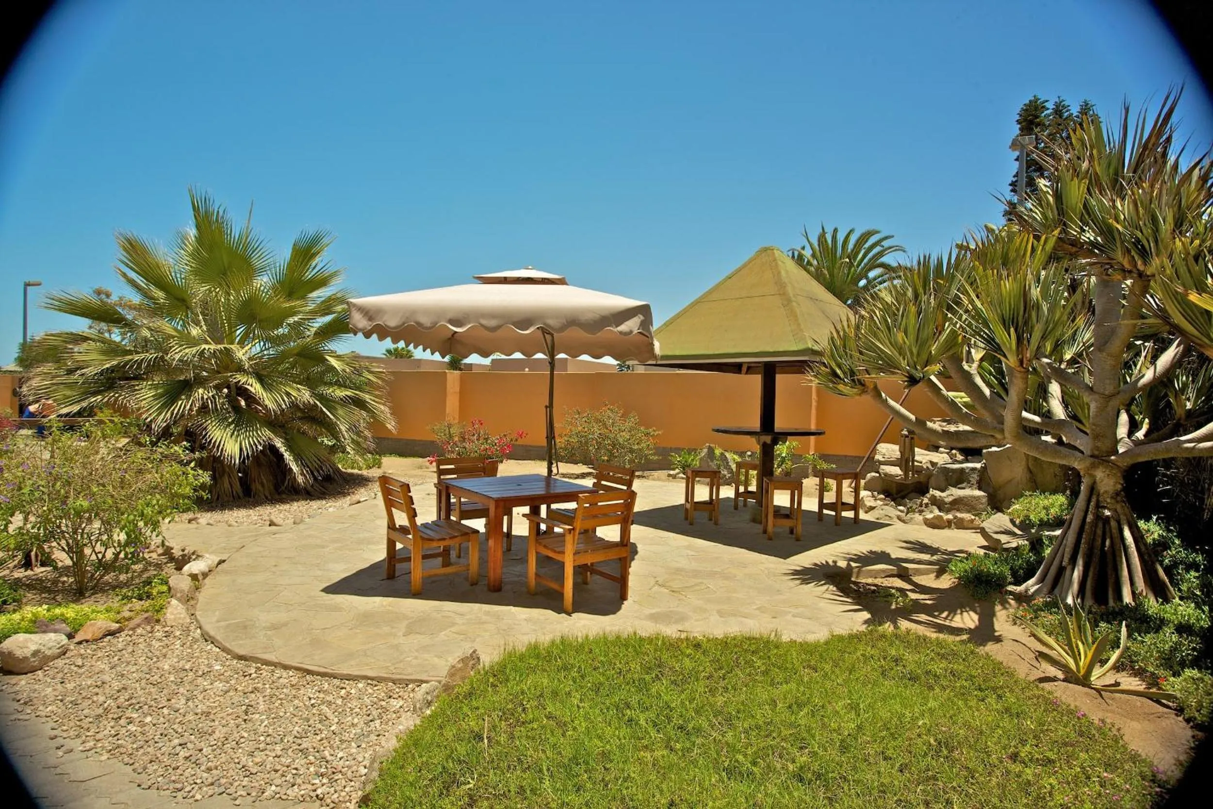Patio in Sandcastle Apartments