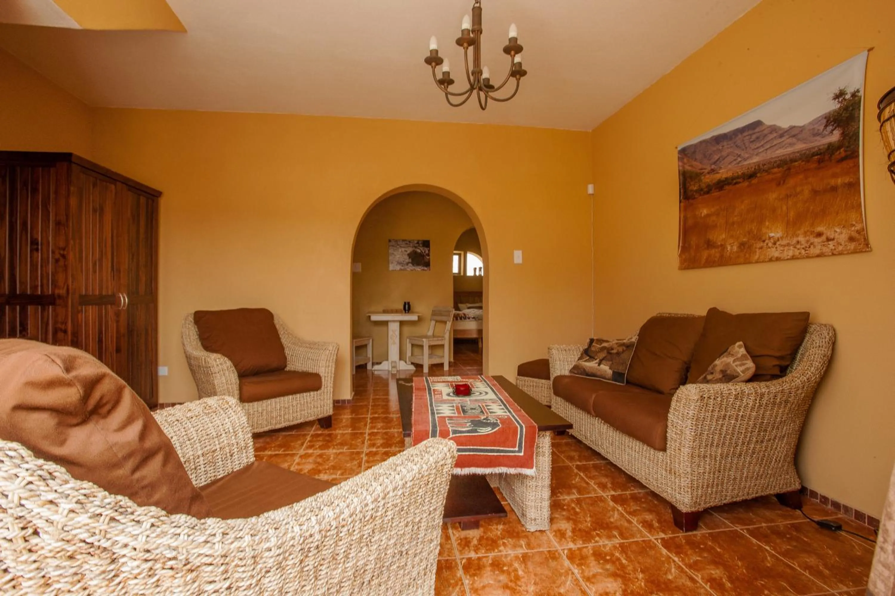 Living room in Sandcastle Apartments