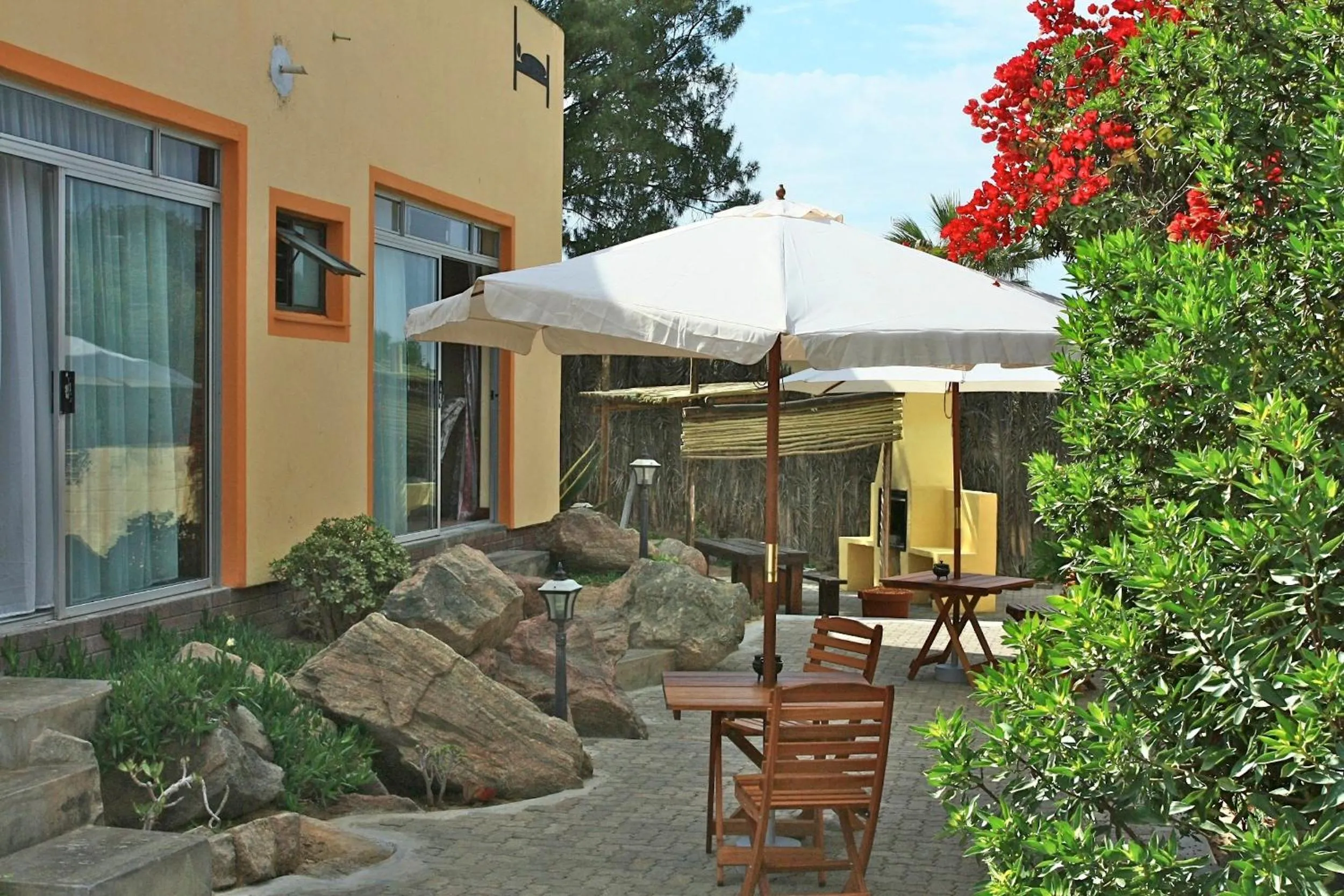 Patio in Sandcastle Apartments