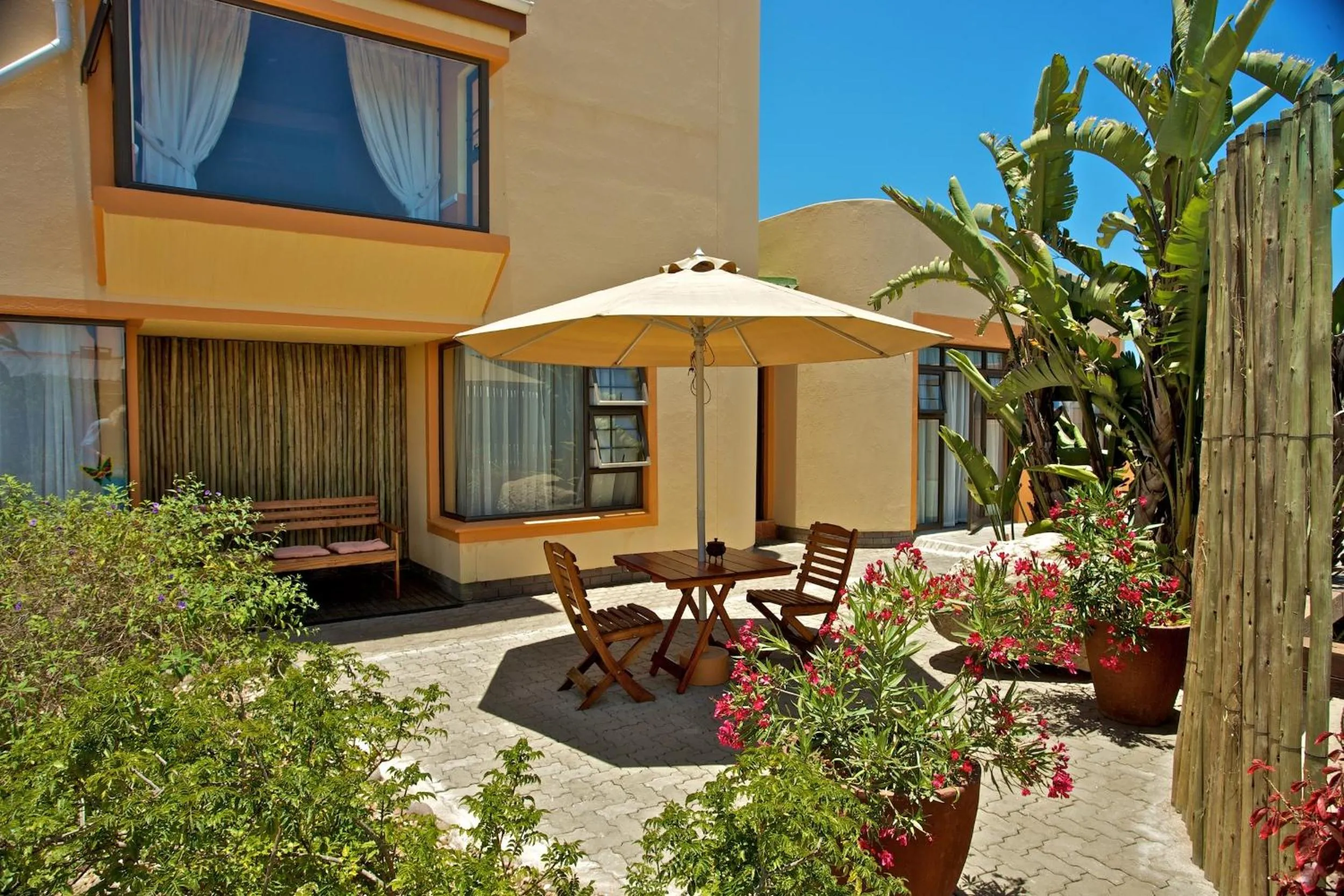 Patio in Sandcastle Apartments