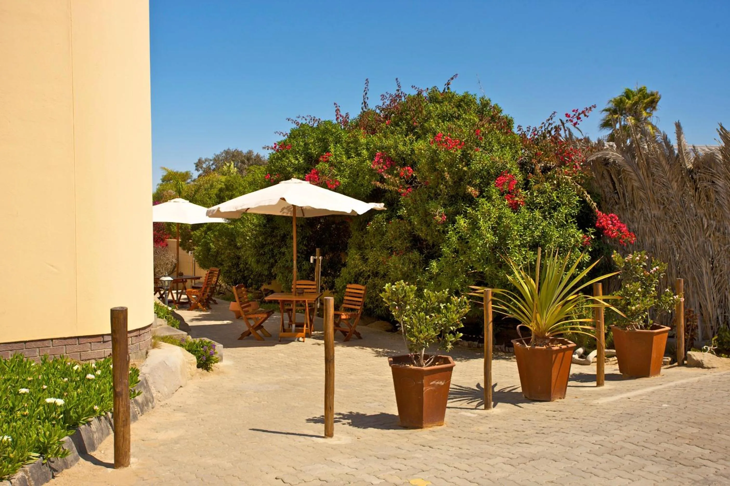 Patio in Sandcastle Apartments