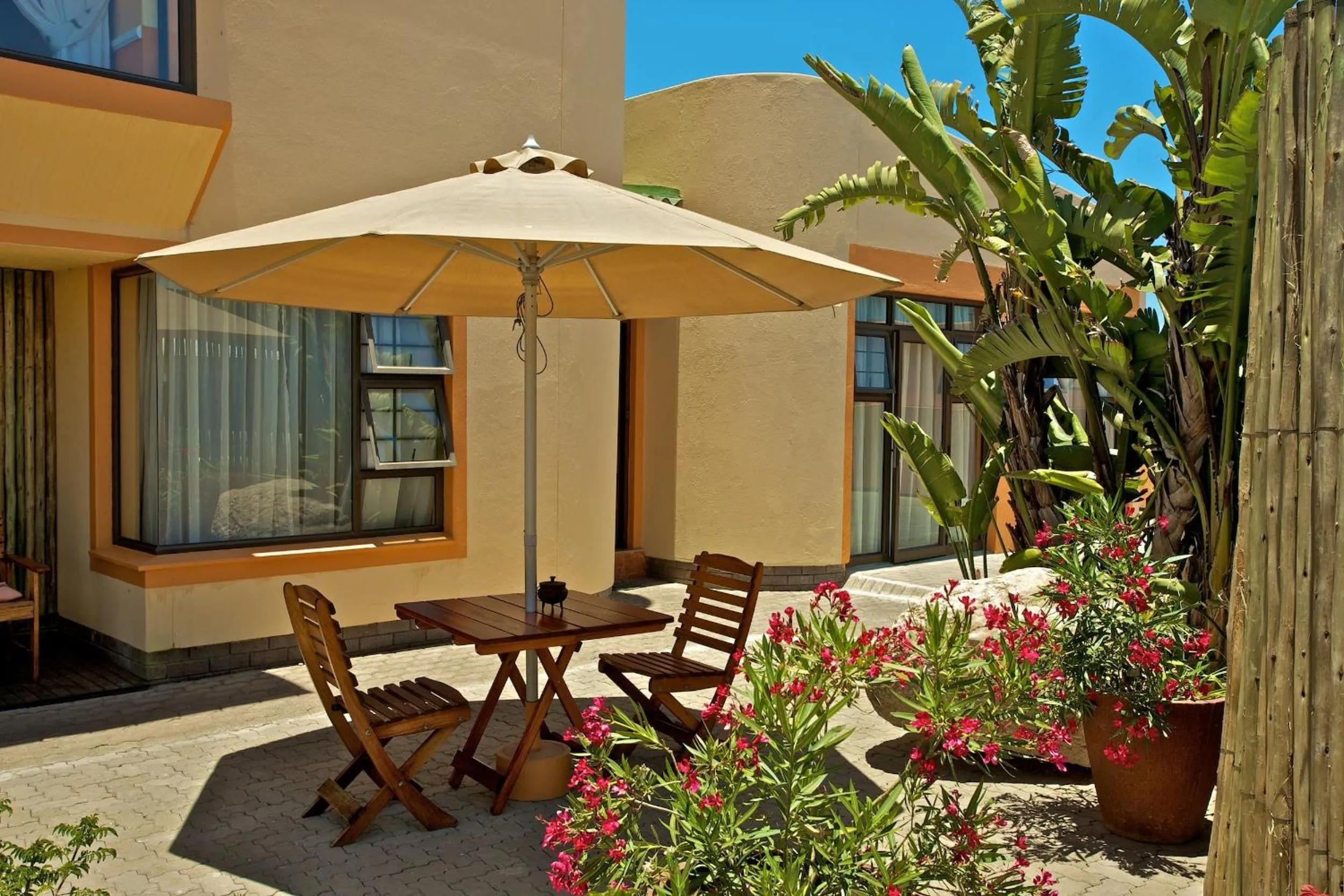 Patio in Sandcastle Apartments
