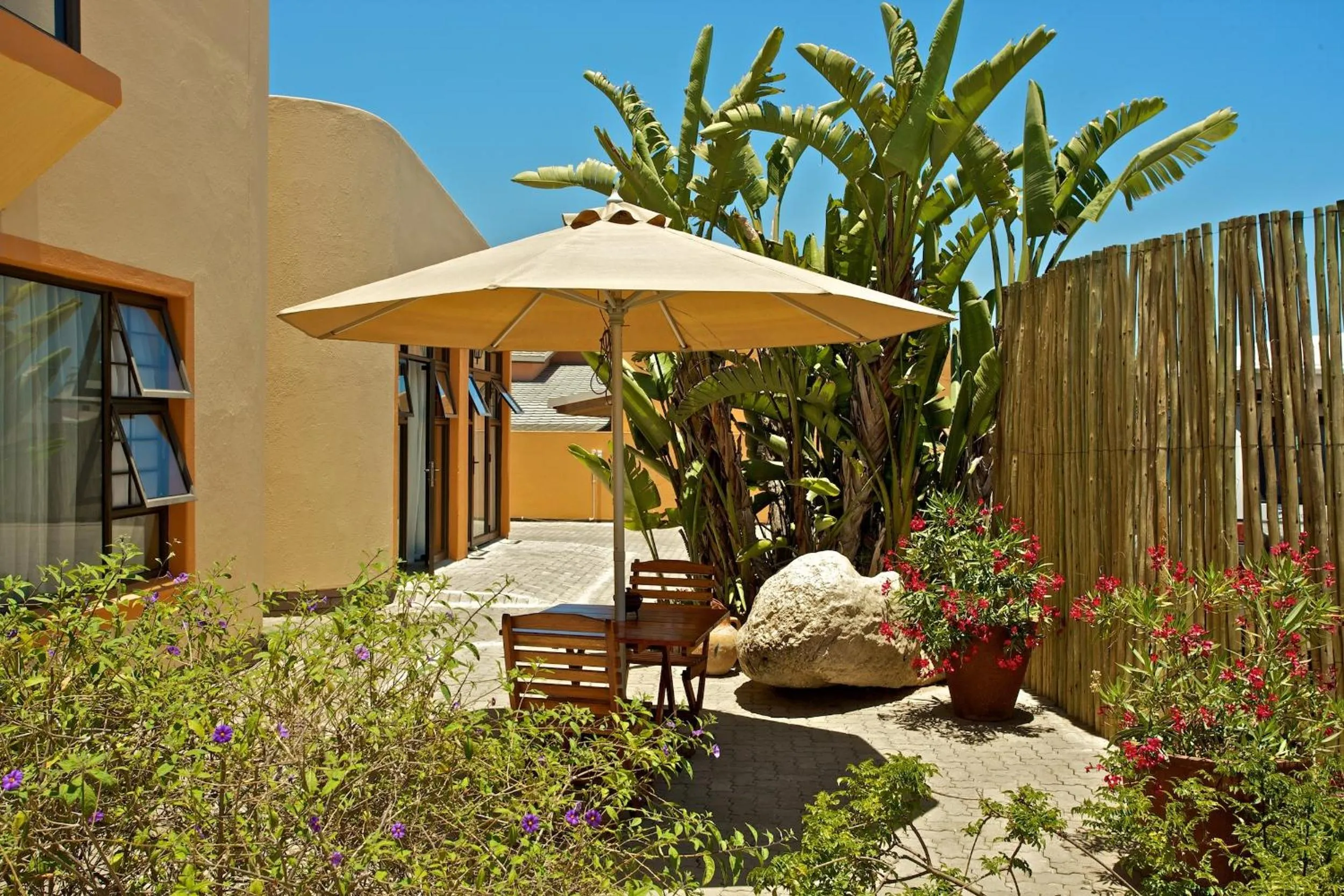 Patio in Sandcastle Apartments