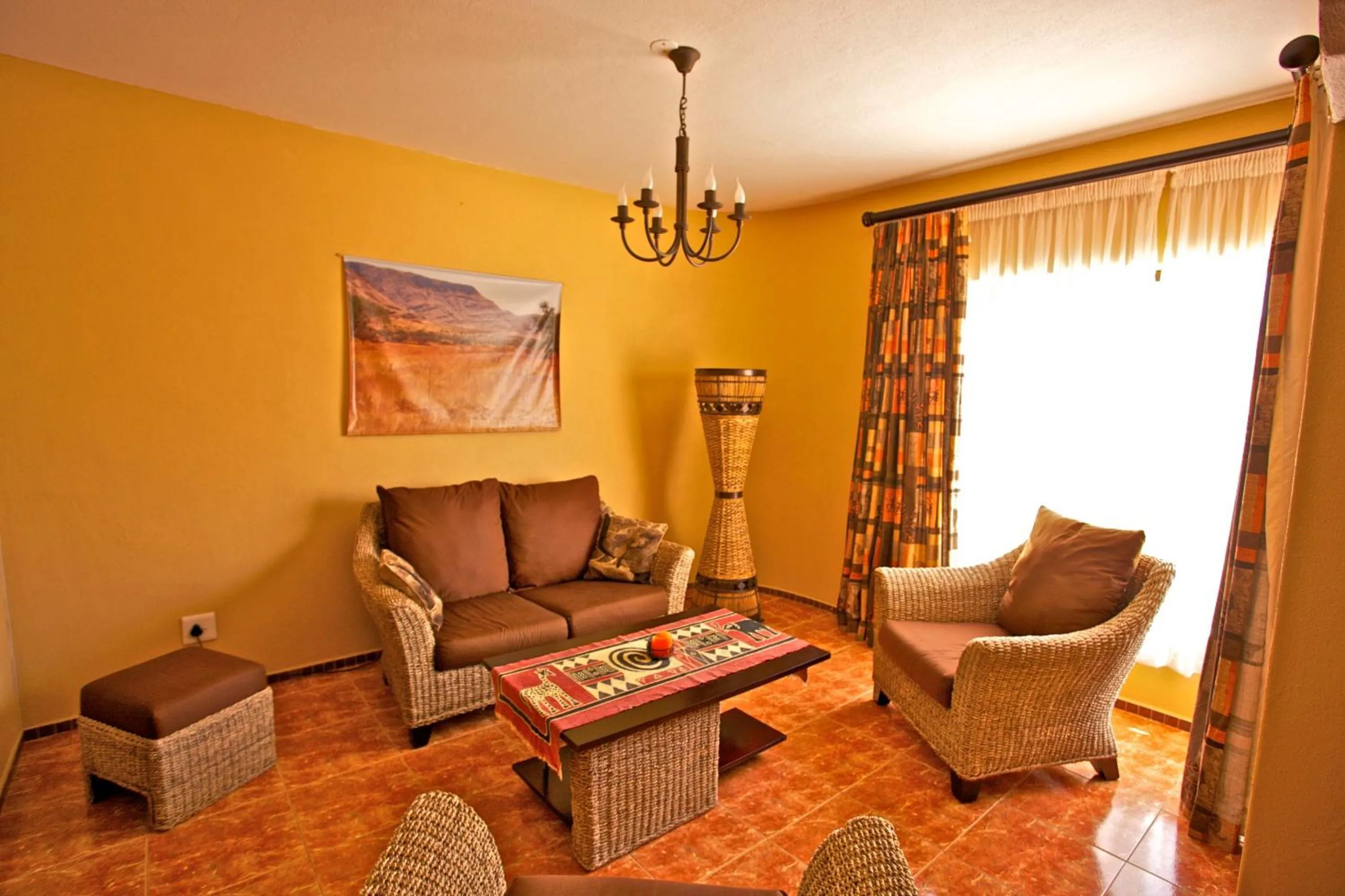 Living room in Sandcastle Apartments