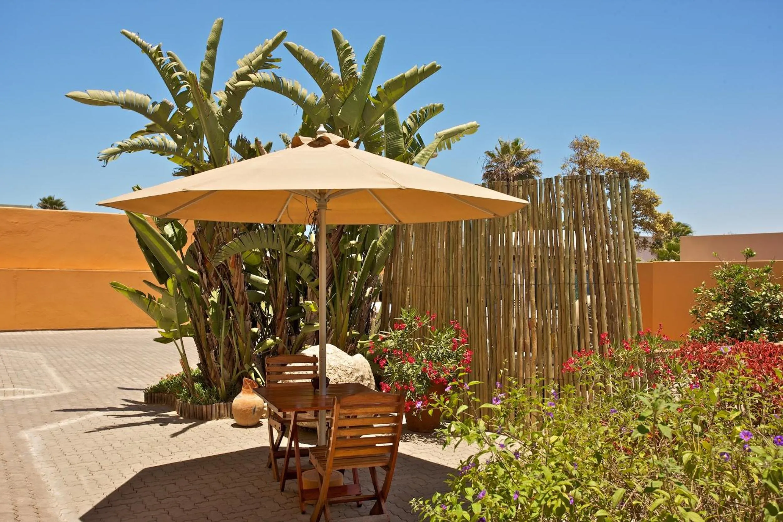 Patio in Sandcastle Apartments