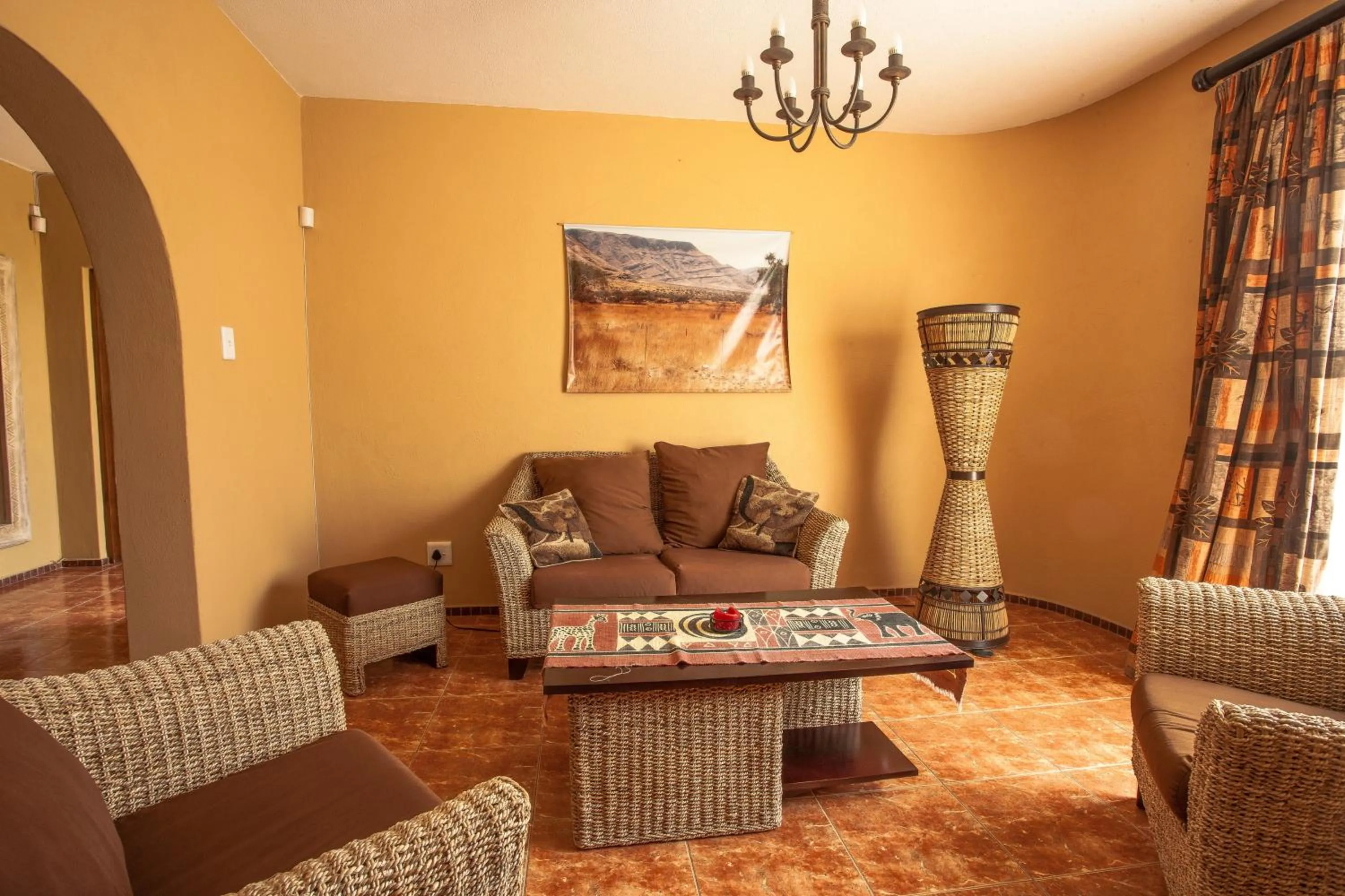 Living room in Sandcastle Apartments