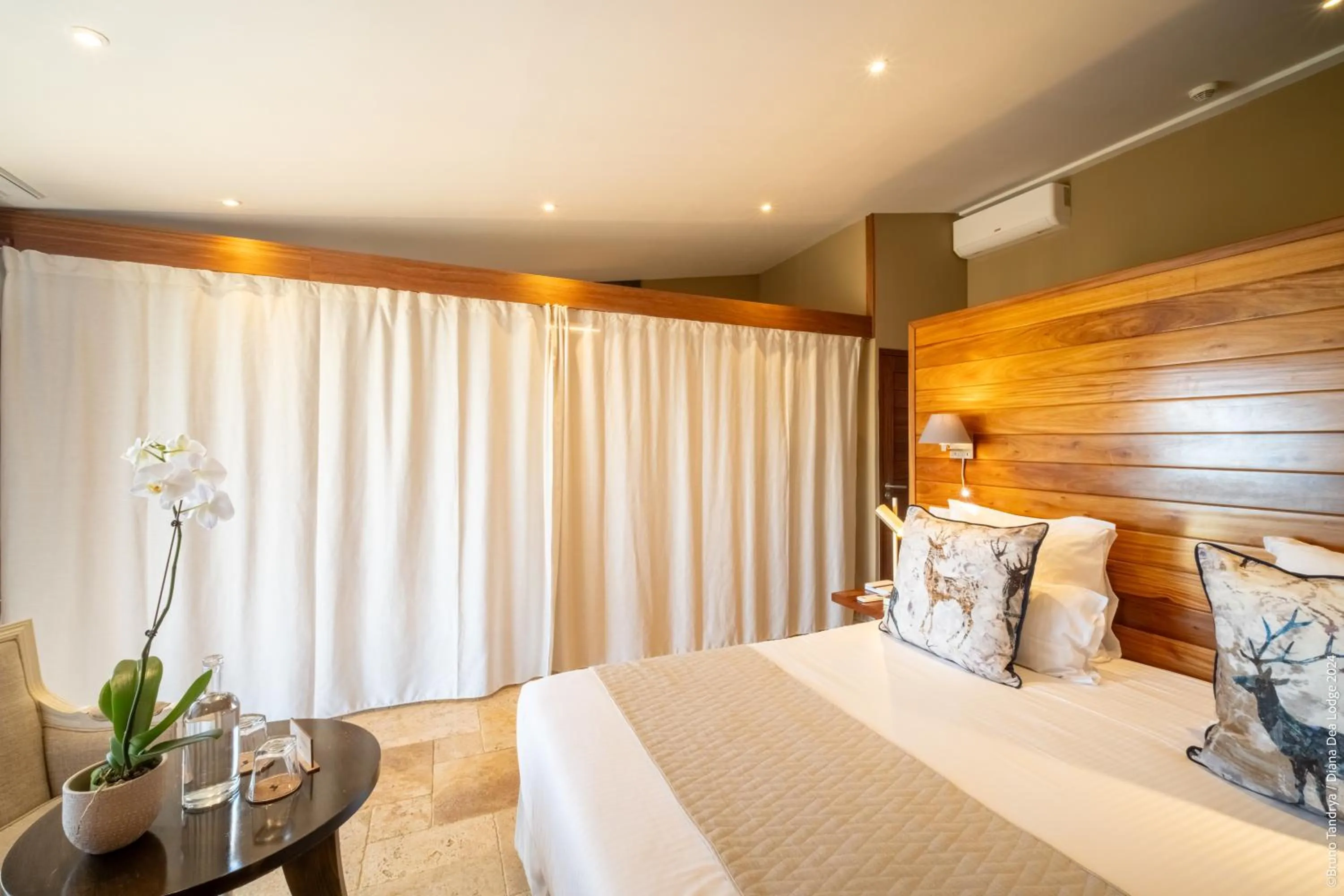 Bed in Hôtel Diana Dea Lodge & SPA