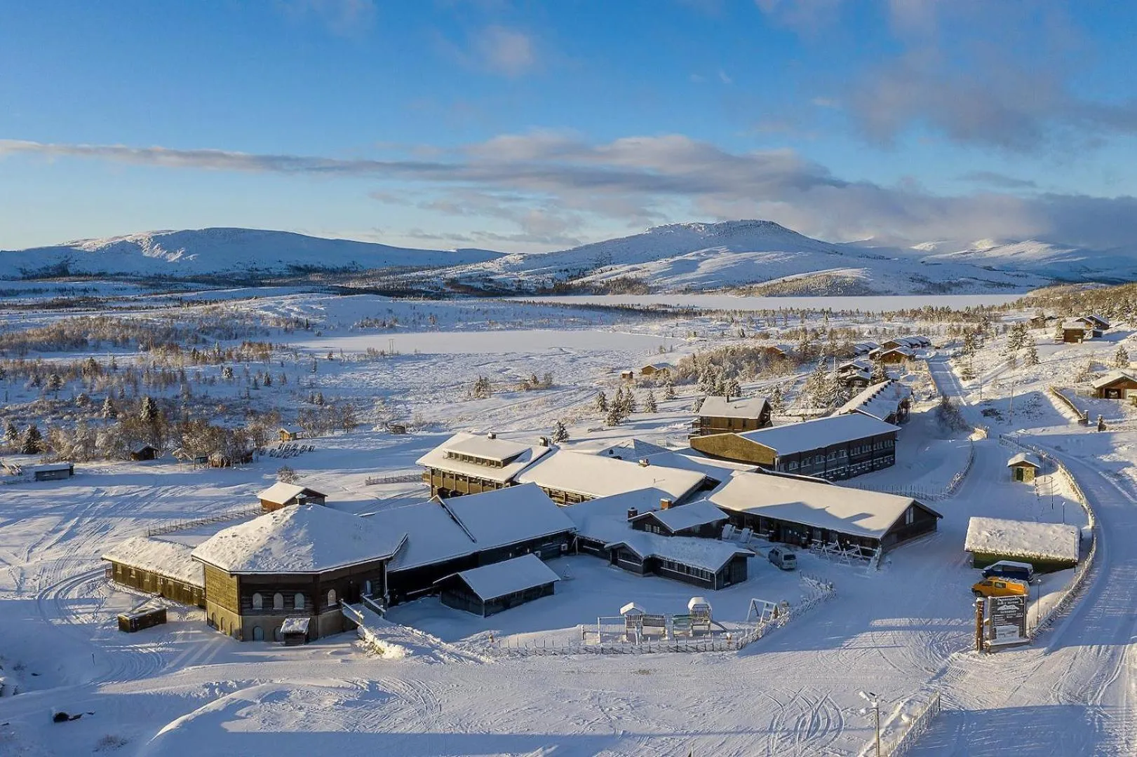 Property building in Spidsbergseter Resort Rondane