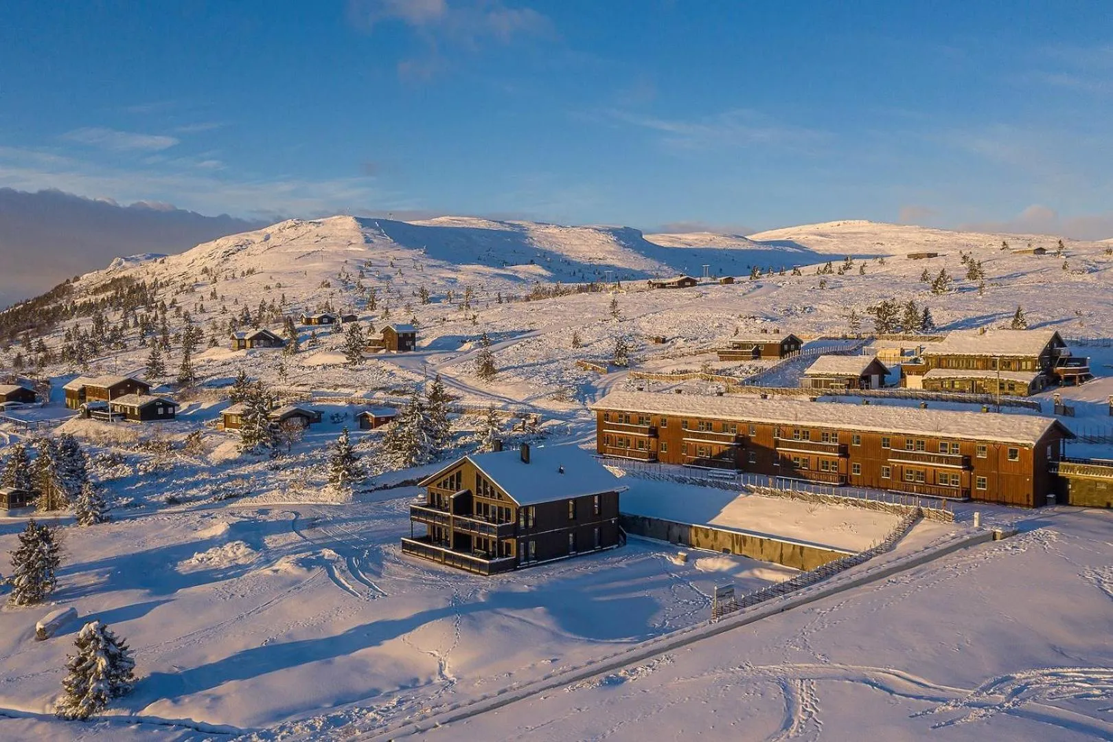 Property building in Spidsbergseter Resort Rondane