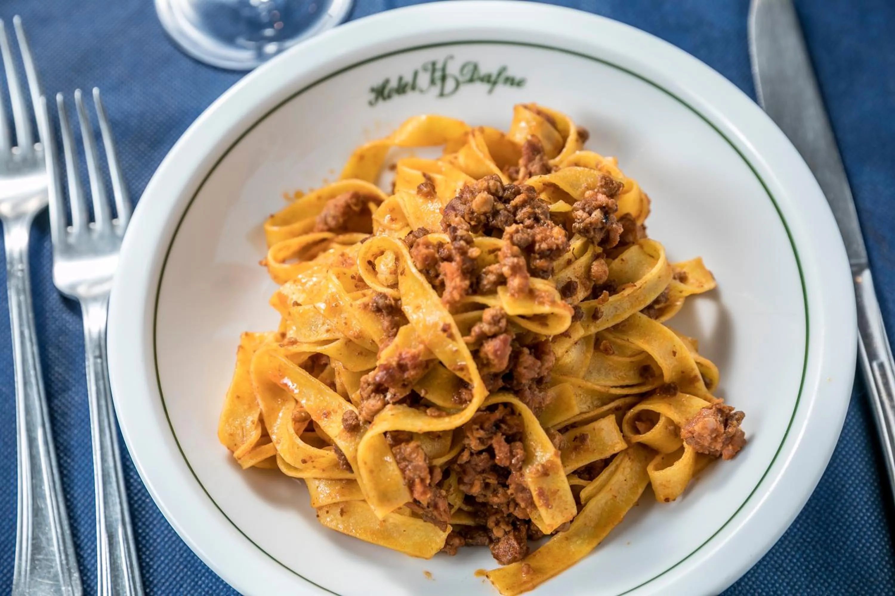 Food close-up in Hotel Dafne