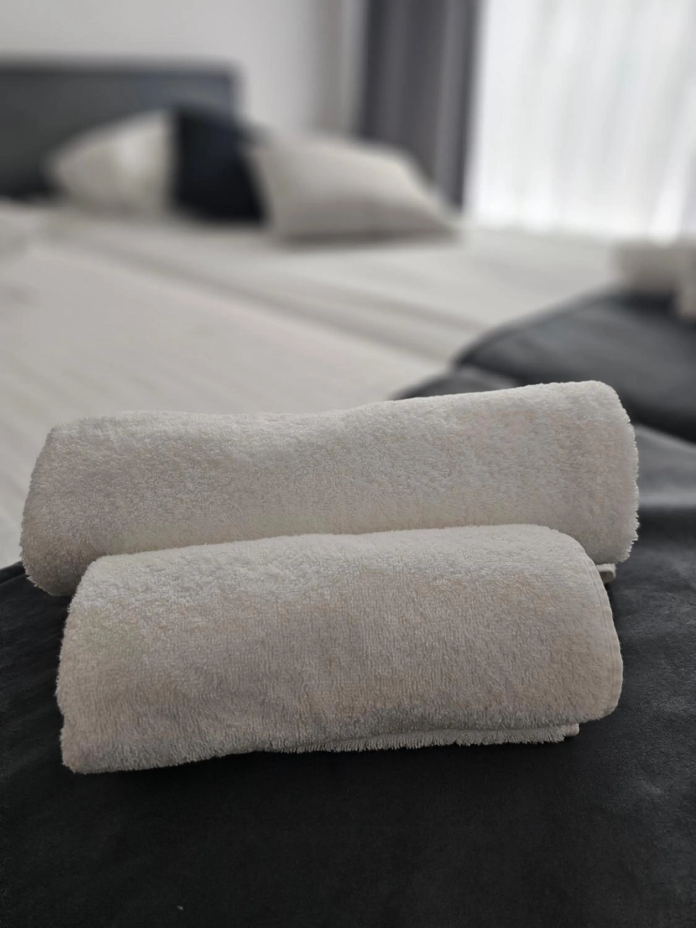 towels, Bed in Hotel Tabor
