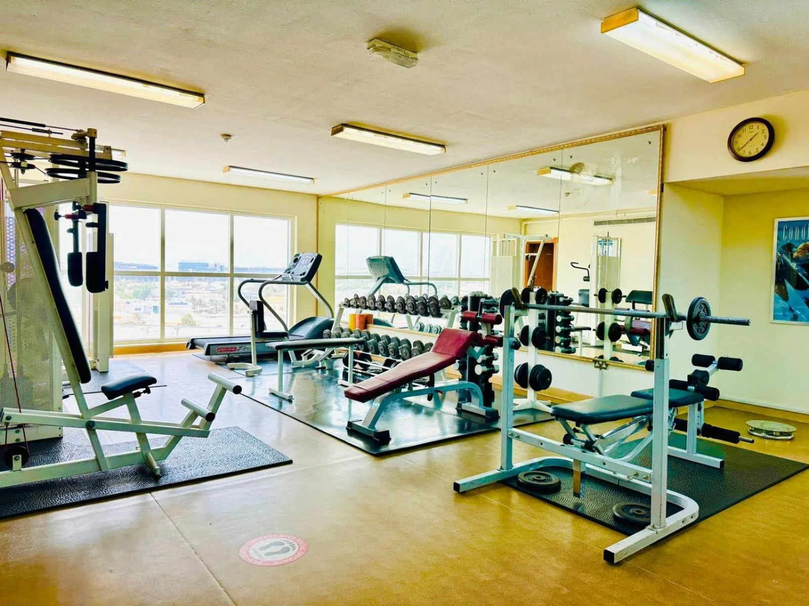 Fitness centre/facilities in Fortune Plaza Hotel, Dubai Airport