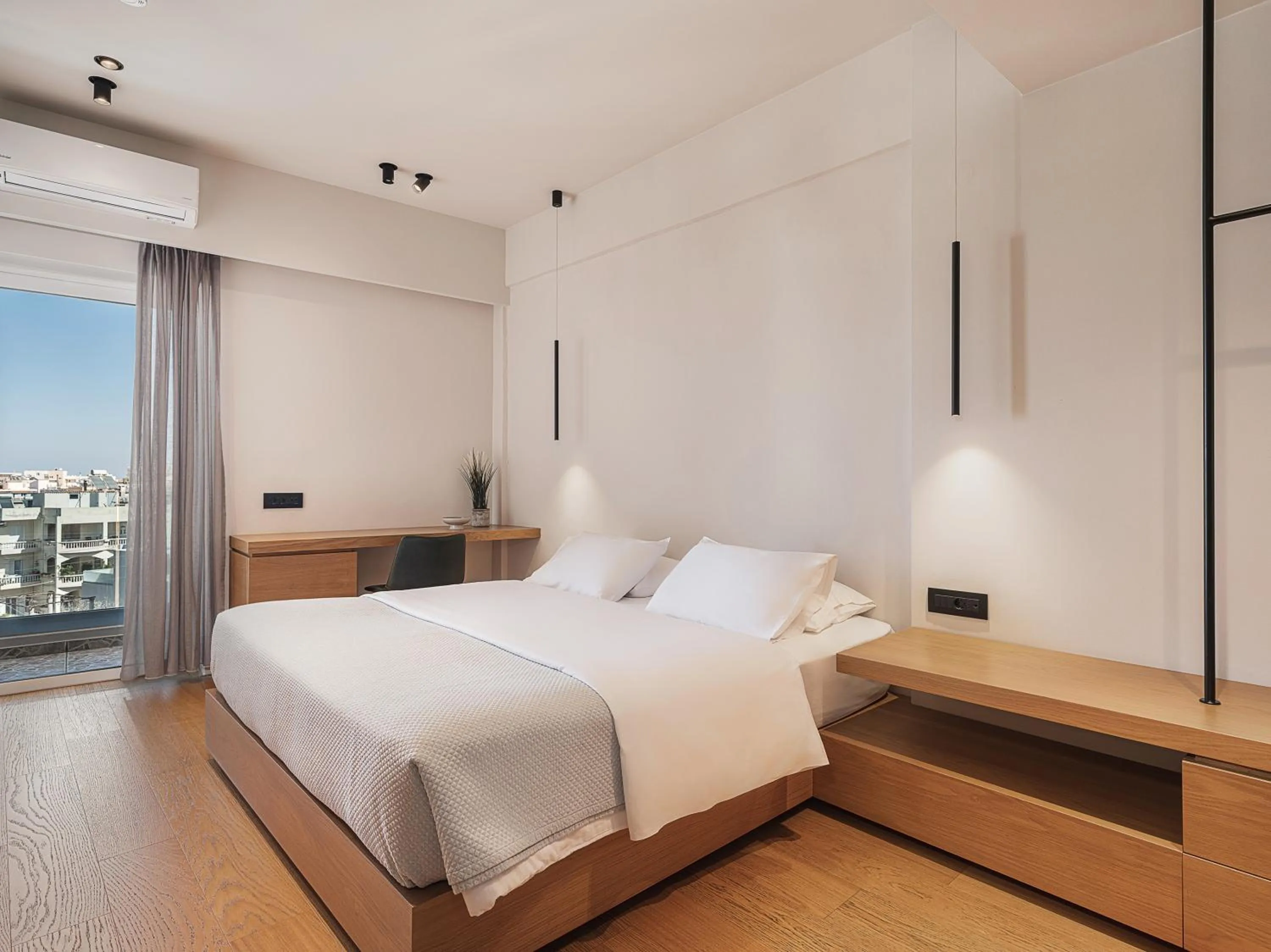 Bed in Theofilos City Hotel