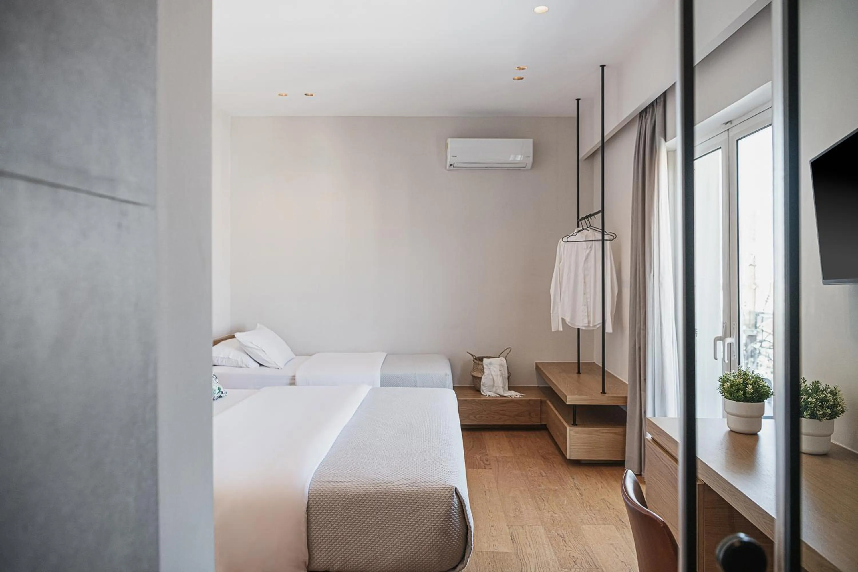 Photo of the whole room, Bed in Theofilos City Hotel