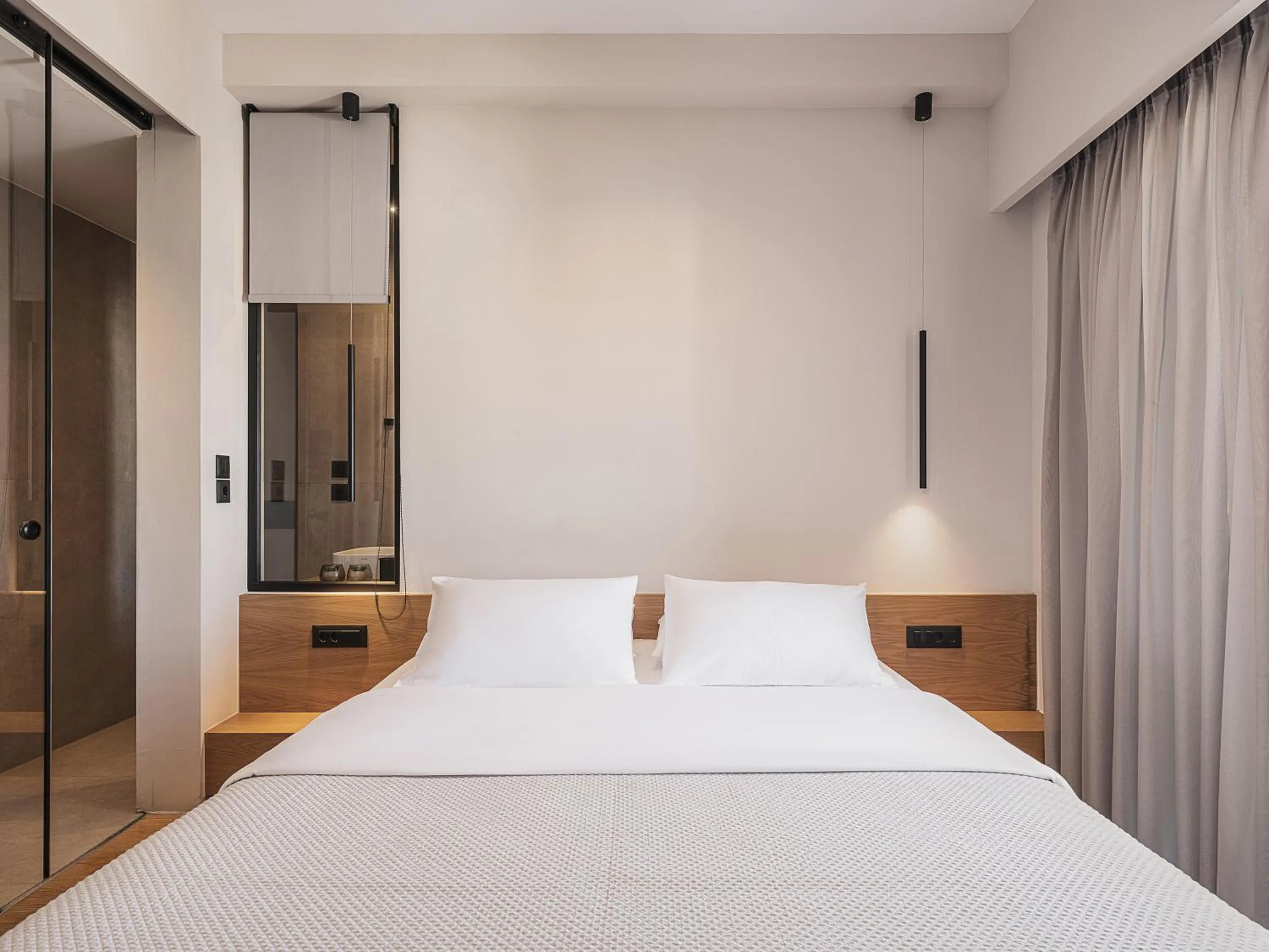 Bed in Theofilos City Hotel