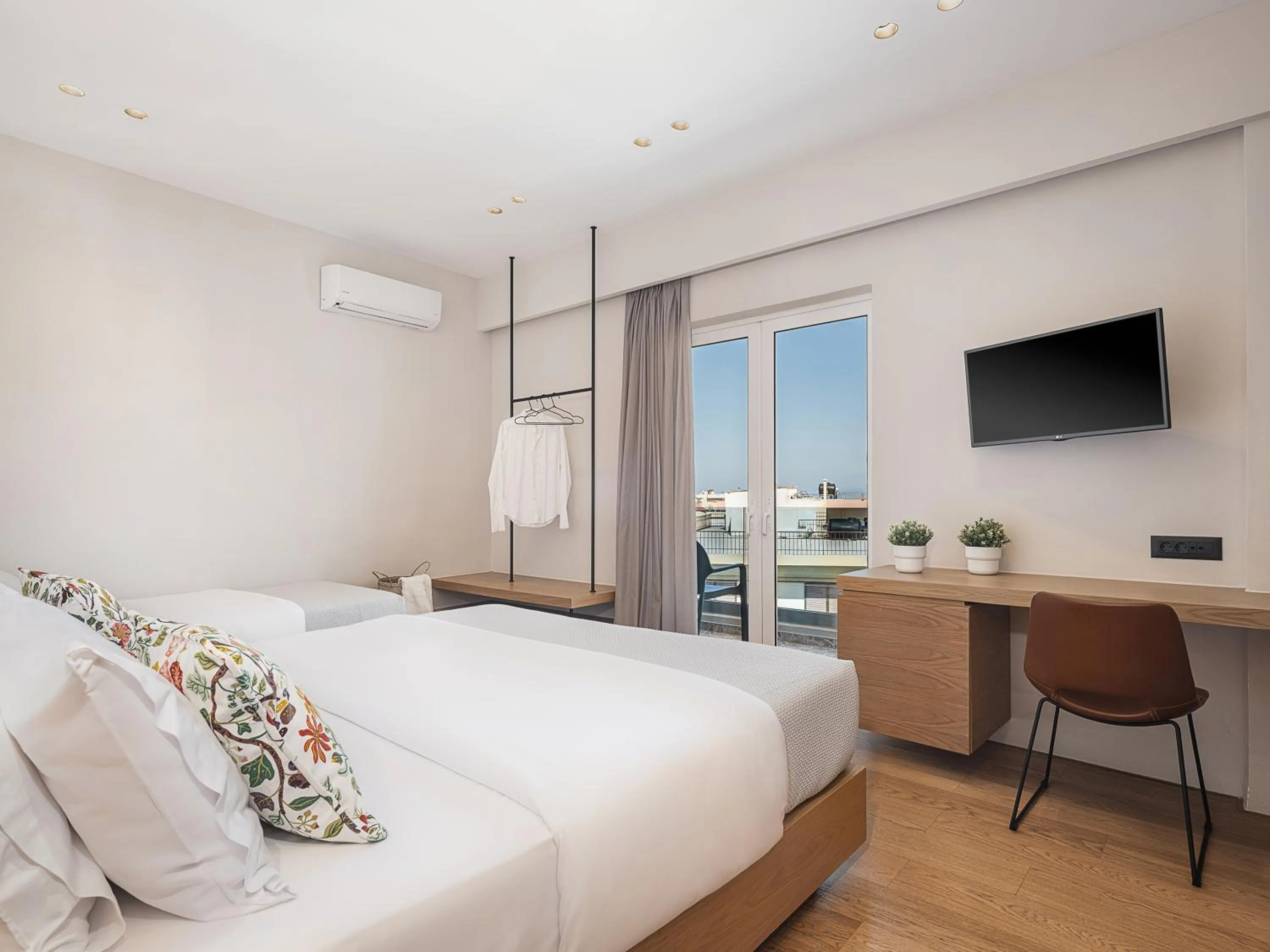 Bed in Theofilos City Hotel