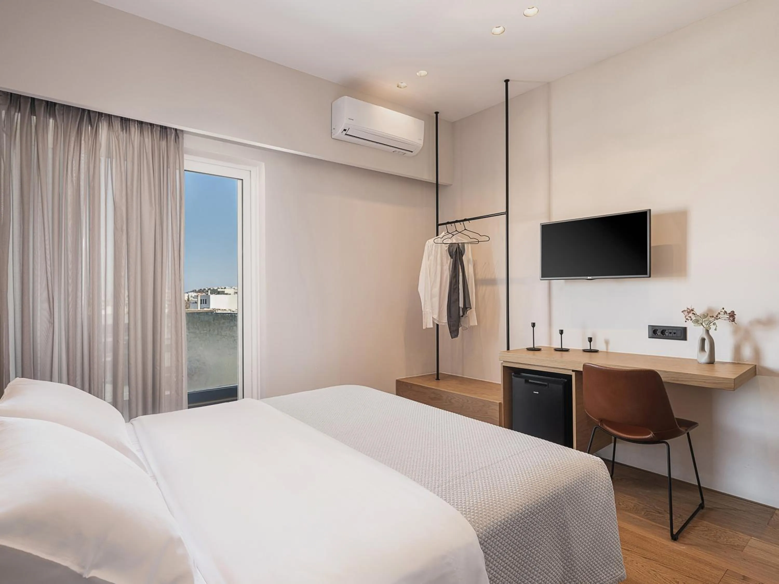 Bed in Theofilos City Hotel