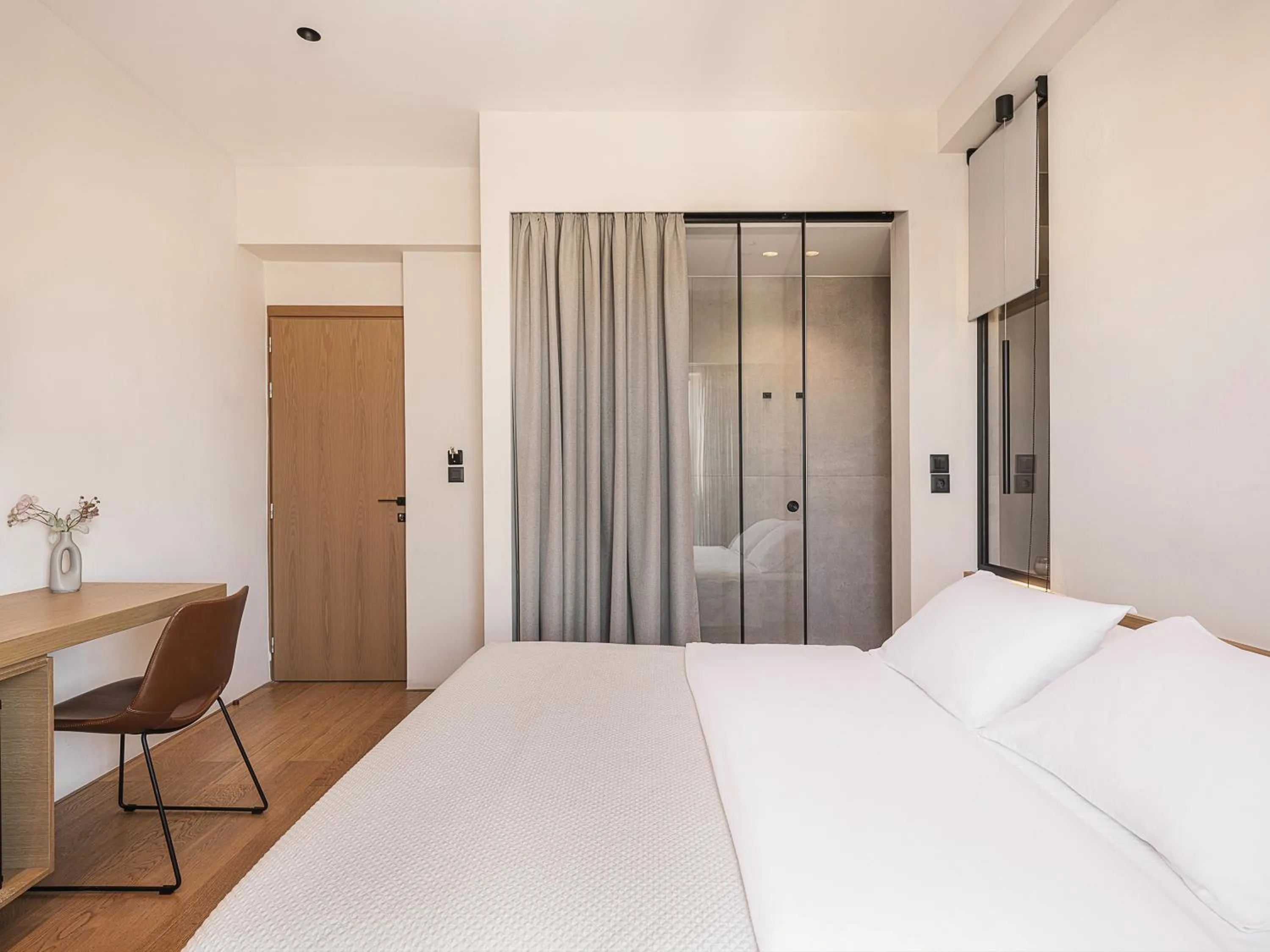 Bed in Theofilos City Hotel