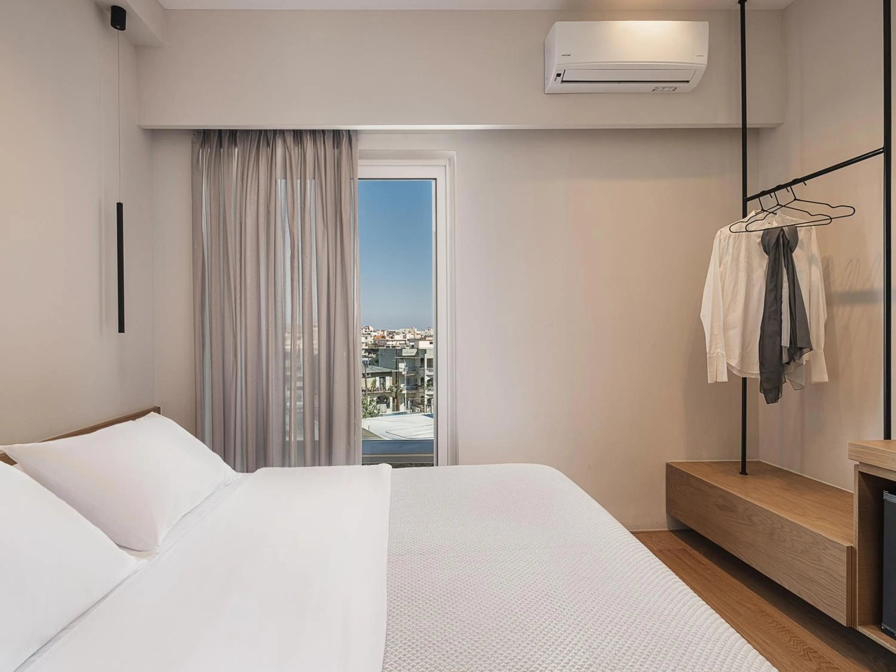 Bed in Theofilos City Hotel