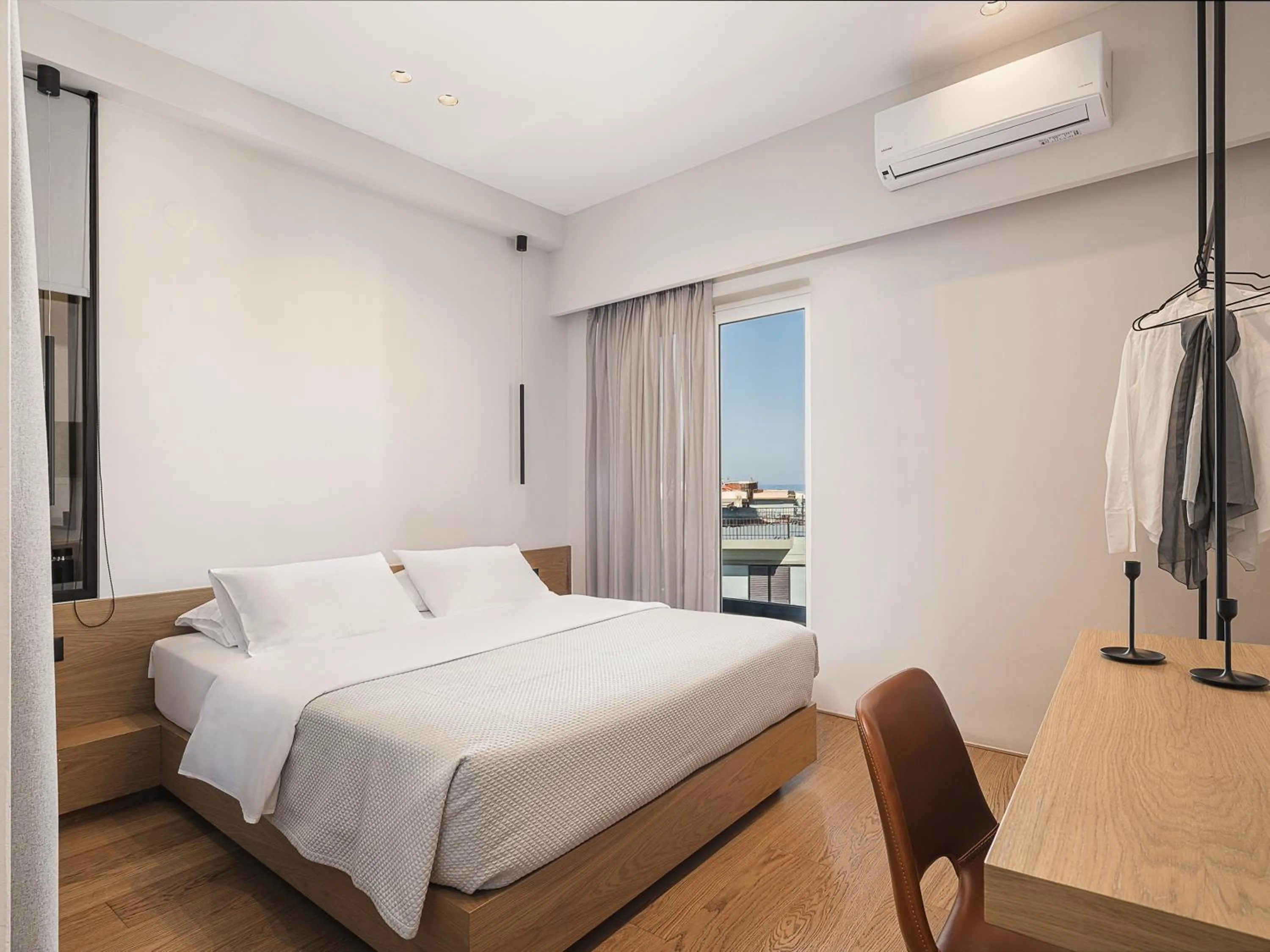 Bed in Theofilos City Hotel